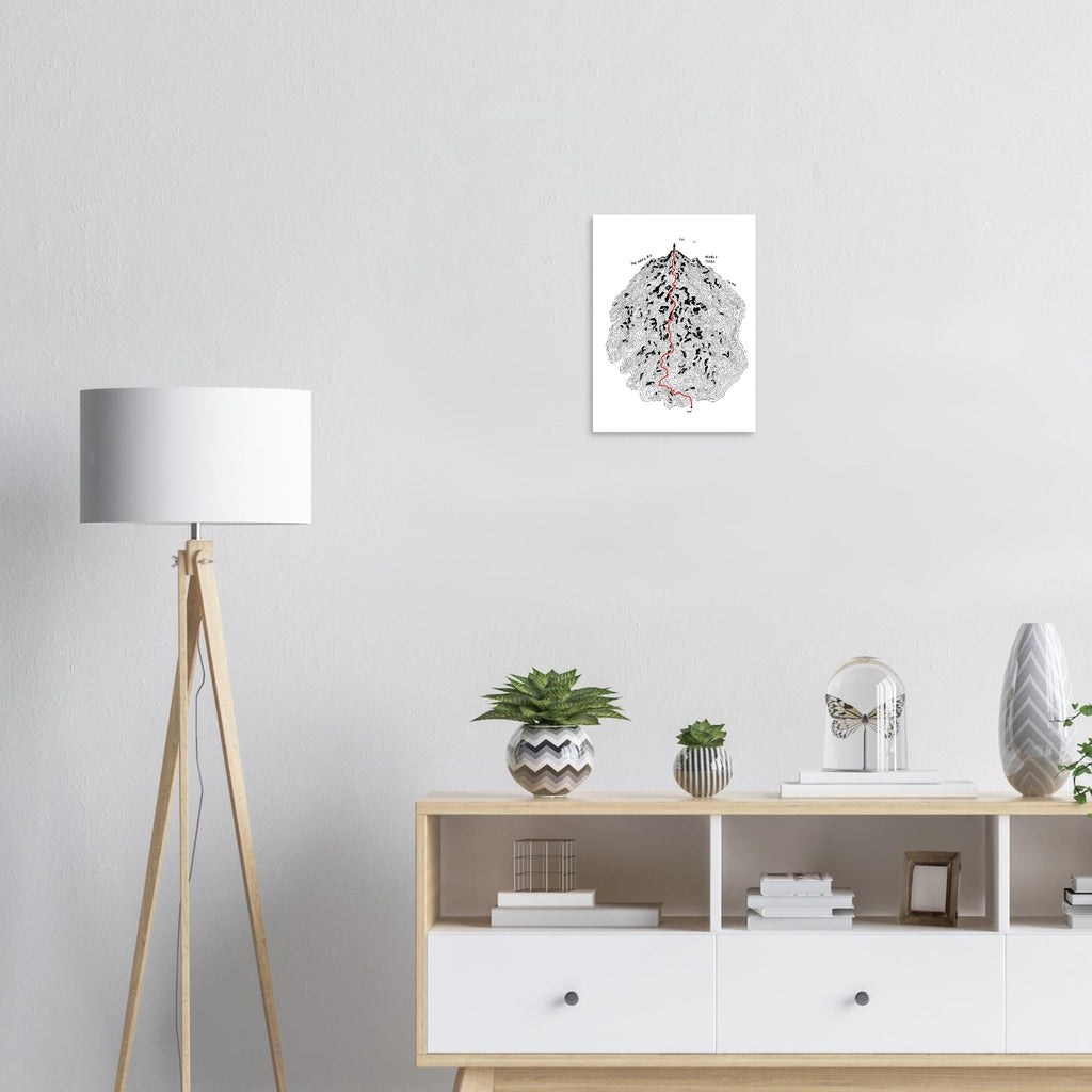 Fell Walking Map A1 Art Print — Art Print | Wild Thread Co UK