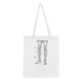 Fell Runner Body Horror Humour Tote Bag Cotton Shopper UK - Wild Thread Co