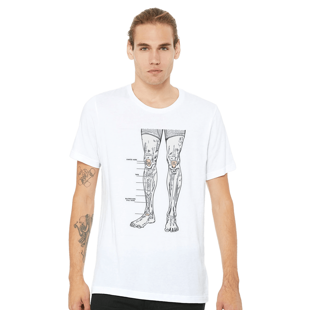Fell Runner Gift | Ultra Running Humour T-Shirt | Body Horror Tee - Wild Thread Co