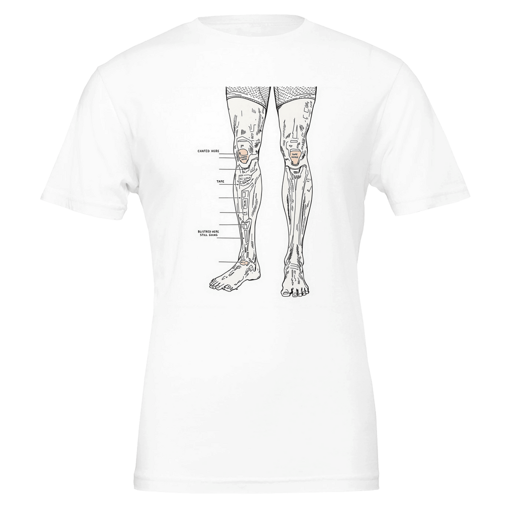 Fell Runner Gift | Ultra Running Humour T-Shirt | Body Horror Tee - Wild Thread Co