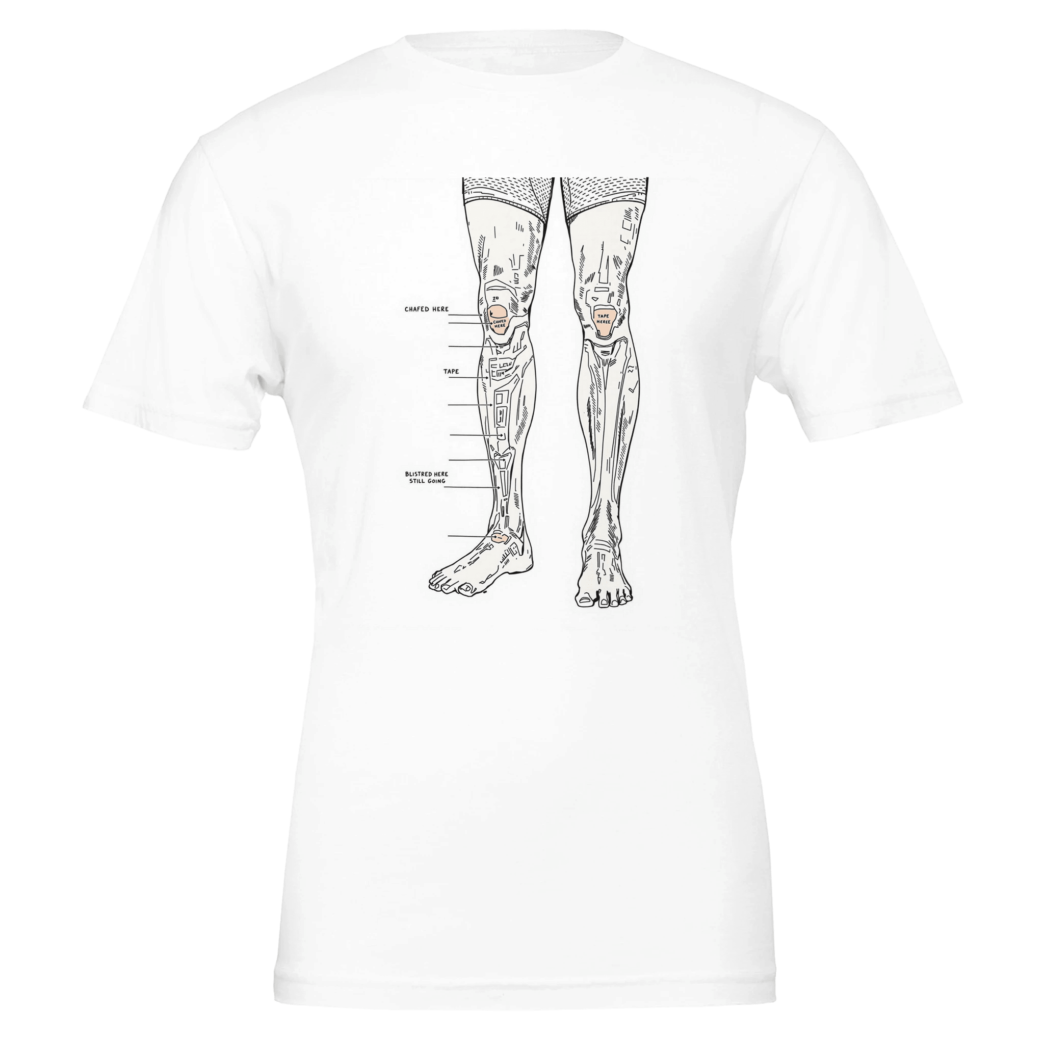 Fell Runner Gift | Ultra Running Humour T-Shirt | Body Horror Tee - Wild Thread Co
