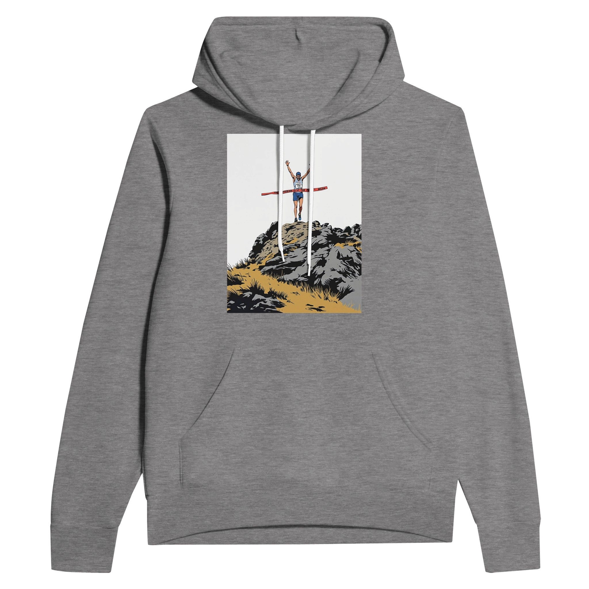 Fell Running Gift | Fell Race Summit Finish Hoodie | Hill Race Hoodie - Wild Thread Co