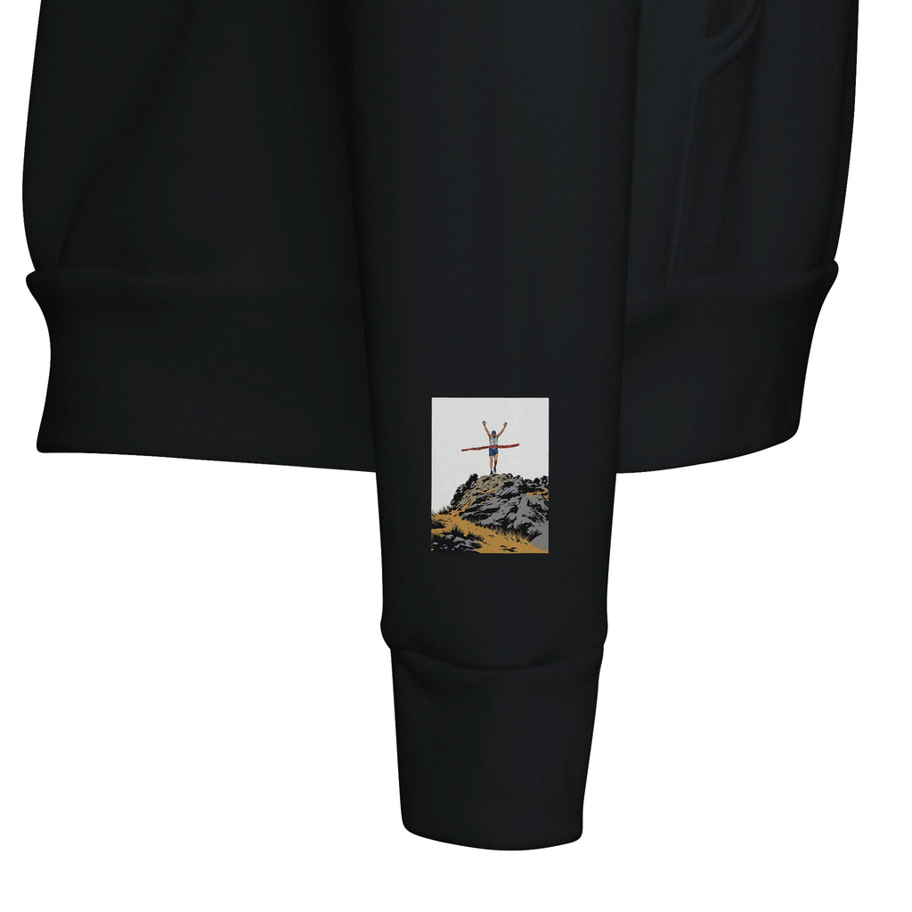 Fell Running Gift | Fell Race Summit Finish Hoodie | Hill Race Hoodie - Wild Thread Co