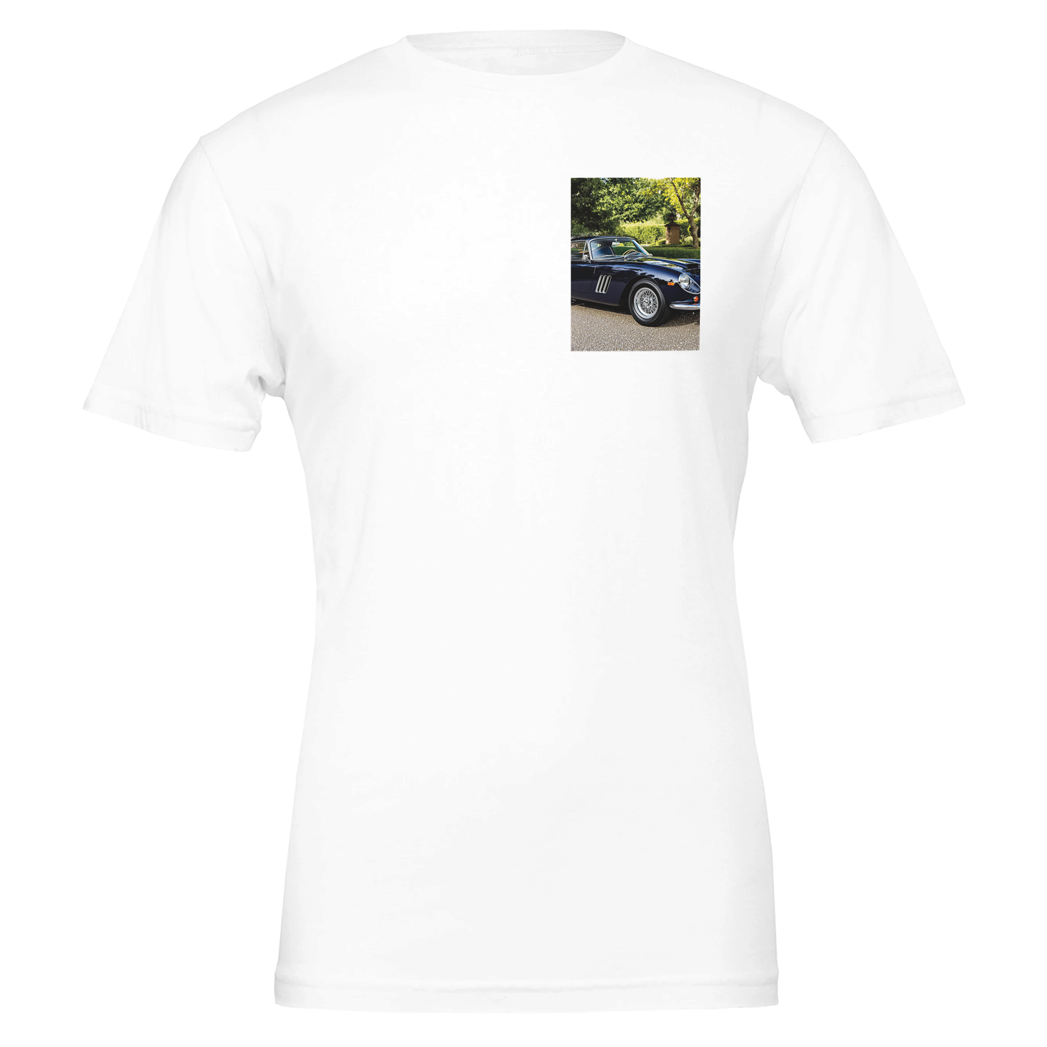 Ferrari 275 Gtb T-Shirt — detail view | Wild Thread Co
