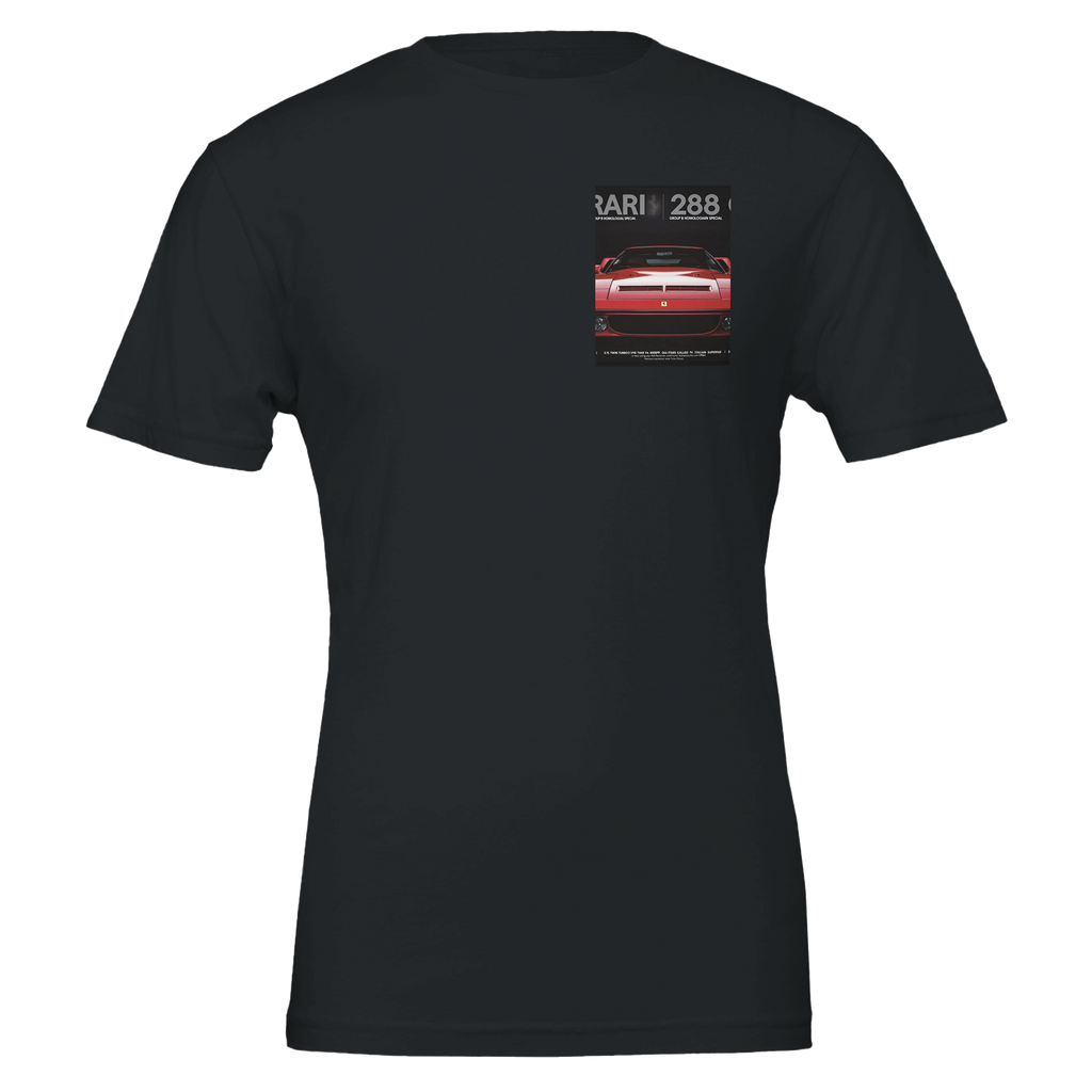 Ferrari 288 Gto Group B Rare T-Shirt — detail view | Wild Thread Co