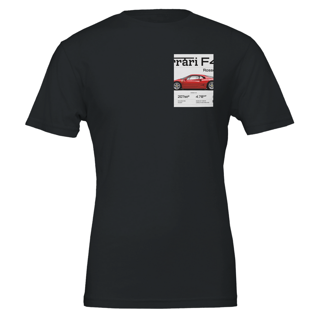 Ferrari F40 Spec Art Swiss — T-Shirt | Wild Thread Co UK