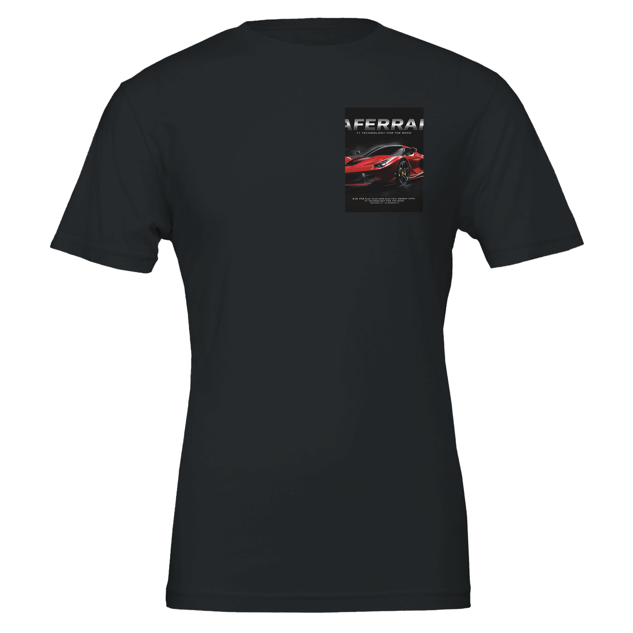 Ferrari Laferrari Hybrid Hypercar Red — T-Shirt | Wild Thread Co UK