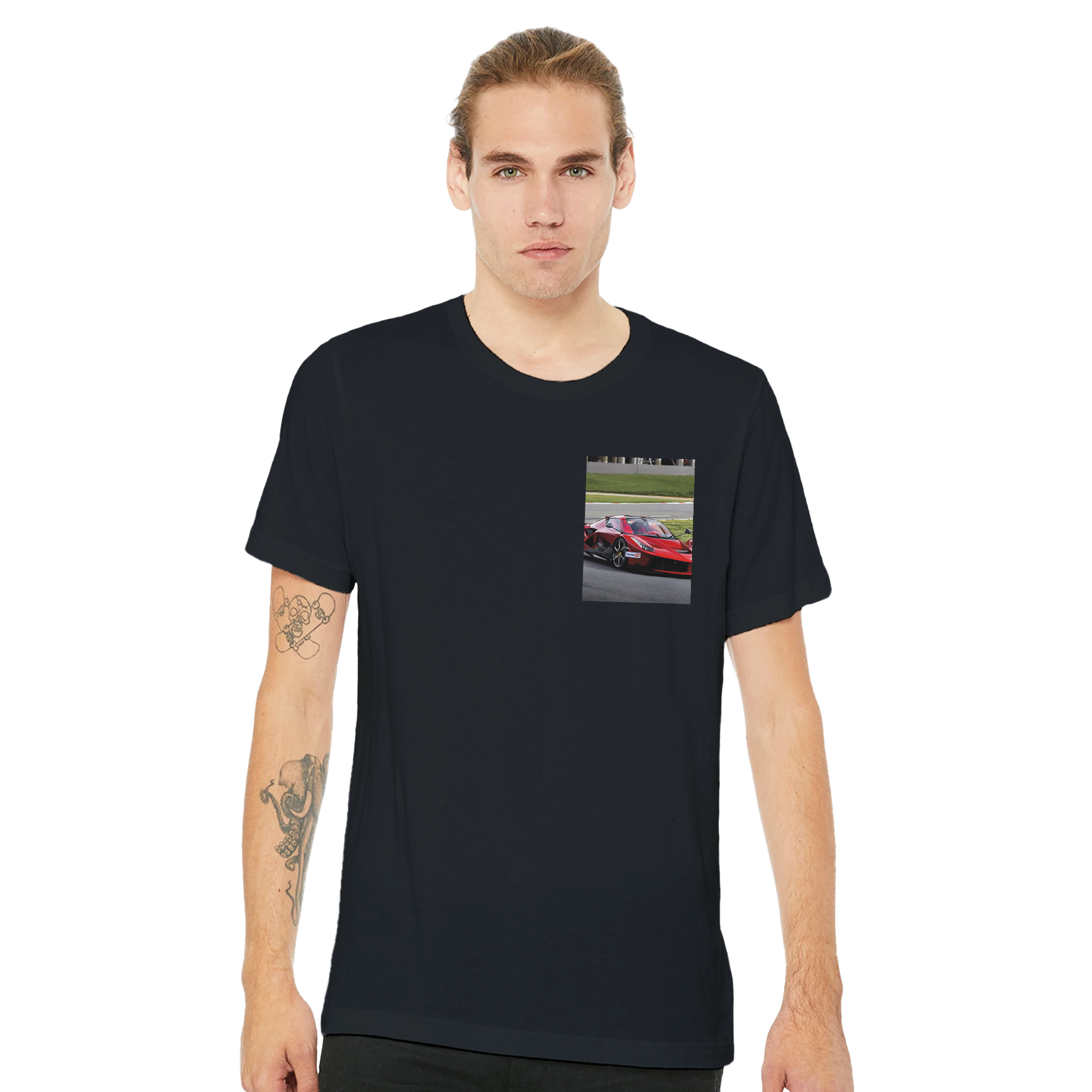 Ferrari Laferrari T-Shirt — detail view | Wild Thread Co