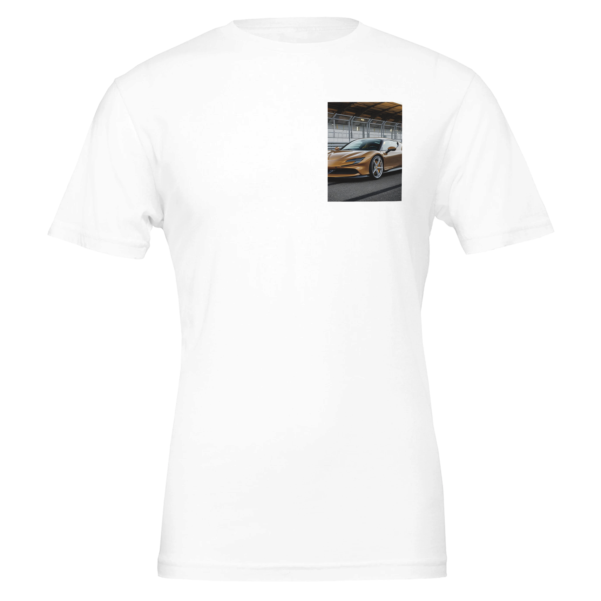 Ferrari Sf90 Stradale T-Shirt — detail view | Wild Thread Co