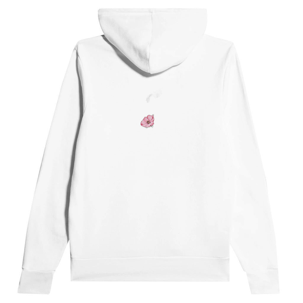 Ragged Robin Wet Meadow Damselflies Hoodie — detail view | Wild Thread Co