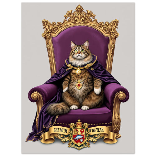 Cat Royal Portrait Spoof T-Shirt Unisex Cotton Tee UK — T-Shirt | Wild Thread Co