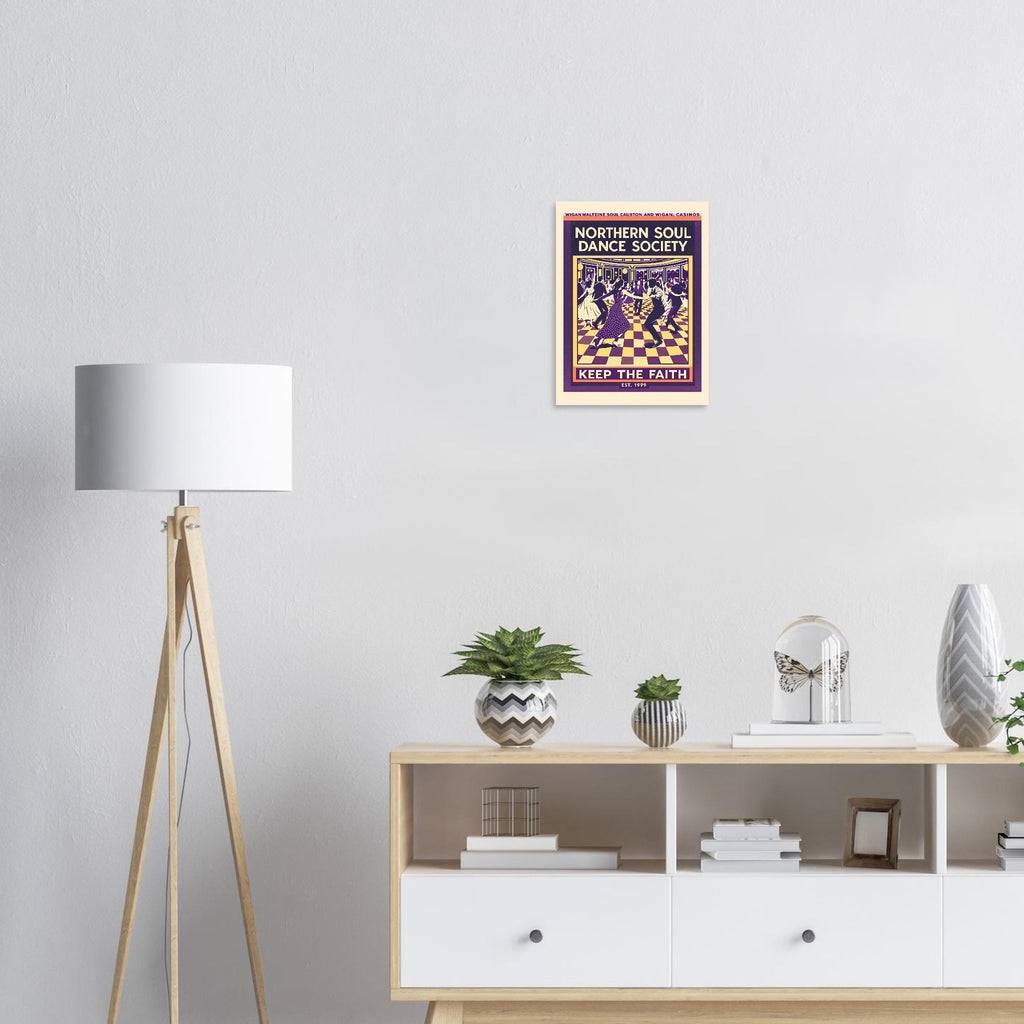Northern Soul Vintage Travel Poster — Art Print | Wild Thread Co UK