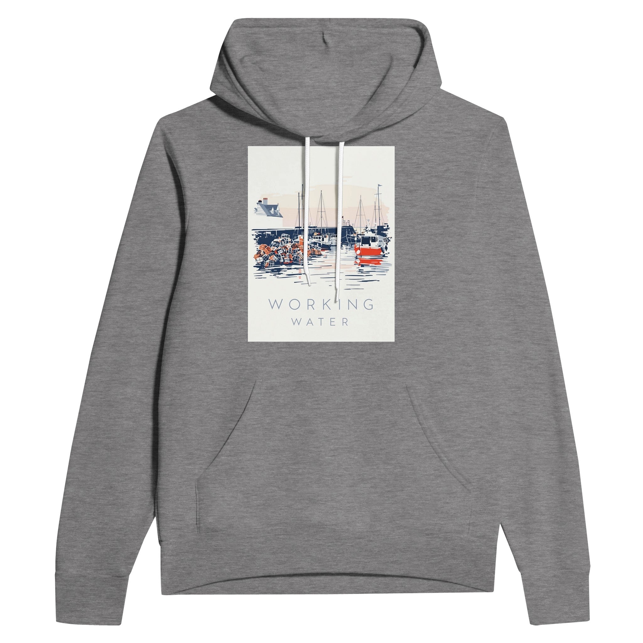 Fishing Village Harbour Hoodie | Coastal Heritage Hoodie | UK - Wild Thread Co