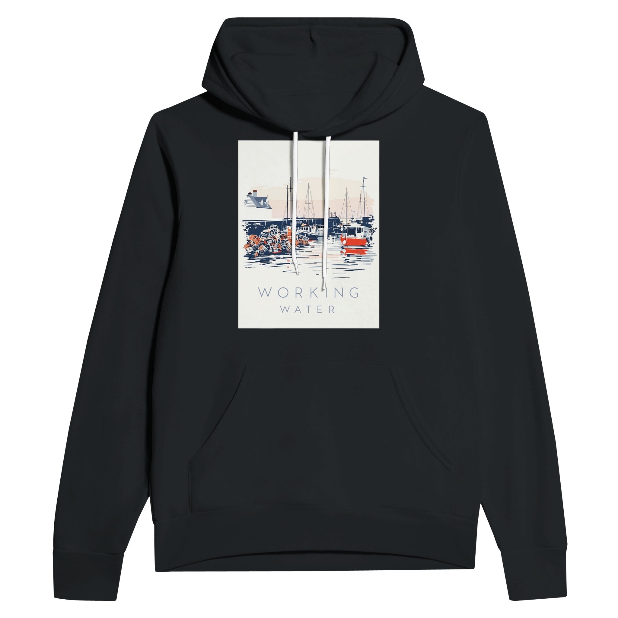 Fishing Village Harbour Hoodie | Coastal Heritage Hoodie | UK - Wild Thread Co
