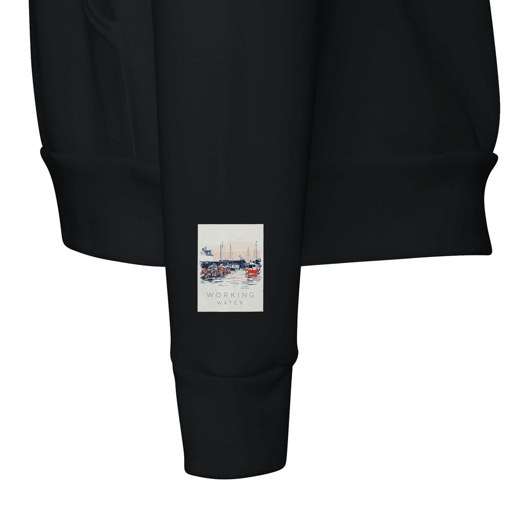 Fishing Village Harbour Hoodie | Coastal Heritage Hoodie | UK - Wild Thread Co