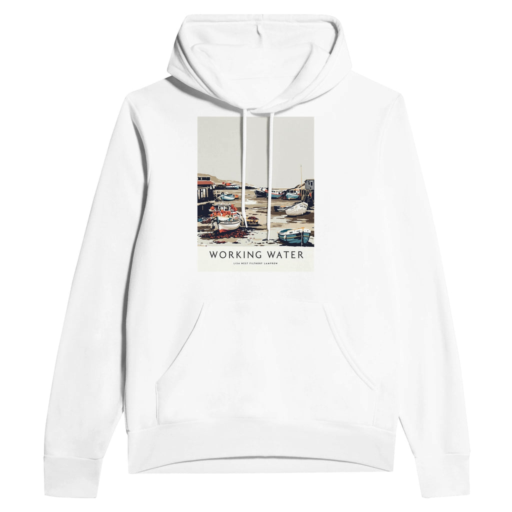 Fishing Village Harbour Hoodie | Low Tide Cornish Gift Hoodie - Wild Thread Co