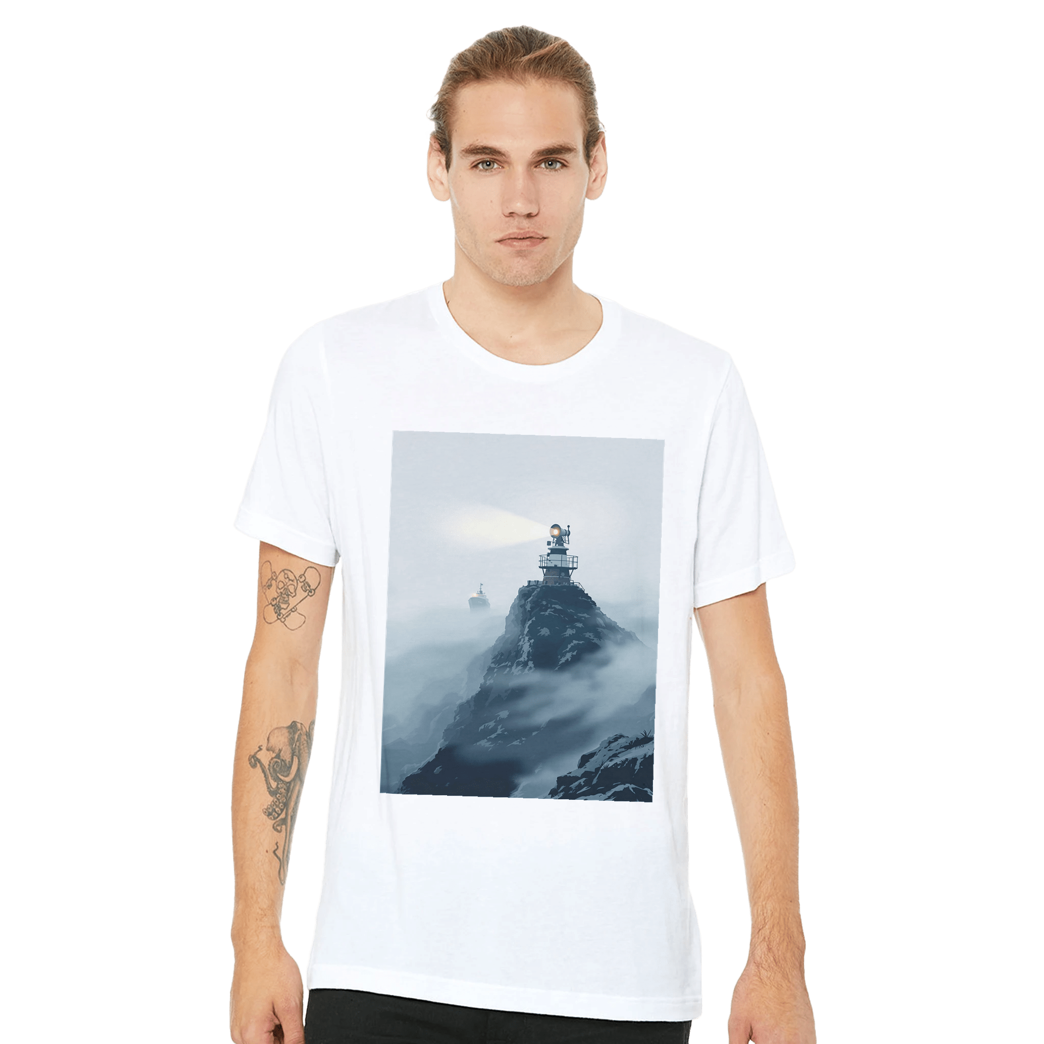 Foghorn Maritime T-Shirt | Coastal Tee UK Gift for Sailors - Wild Thread Co