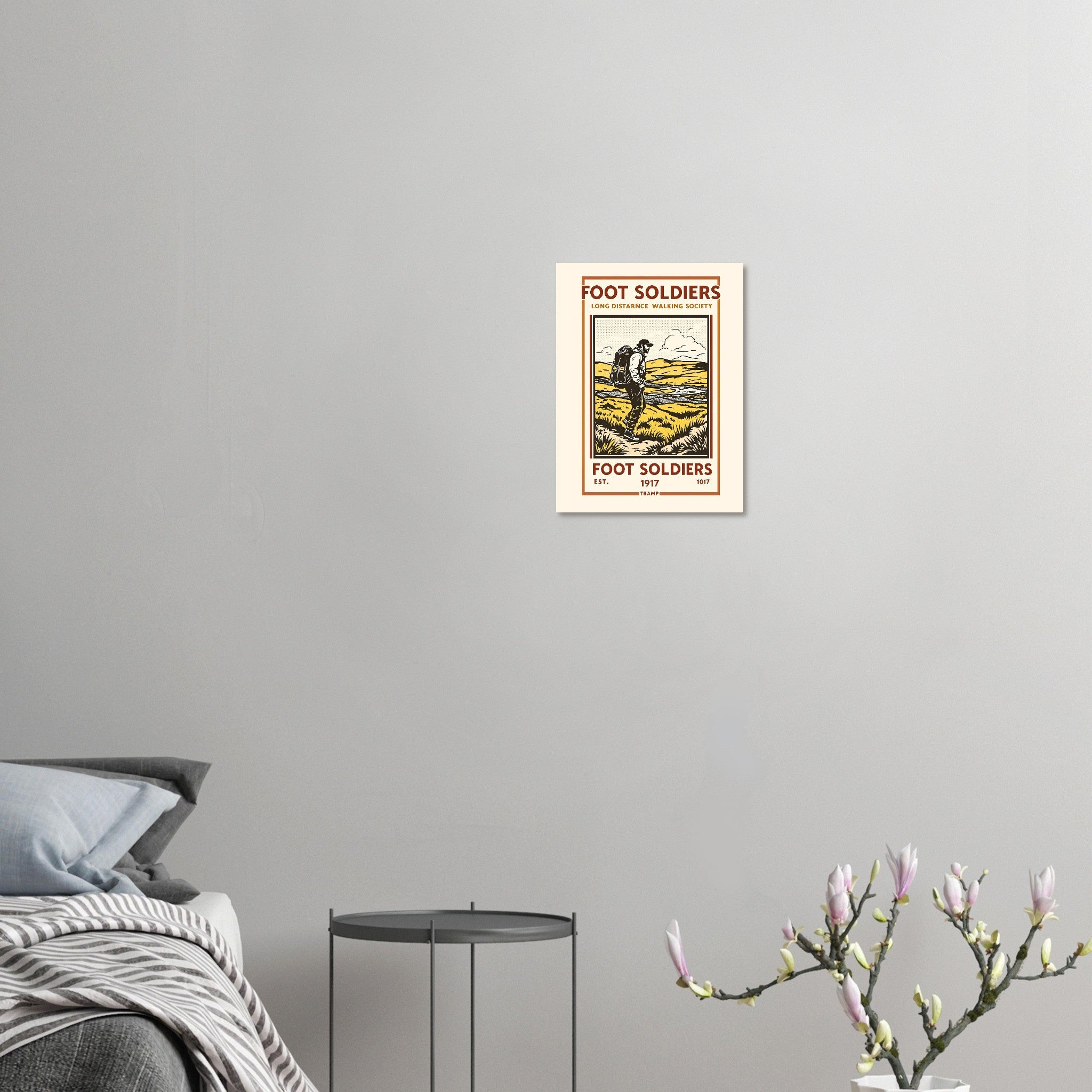 Foot Soldiers Vintage Travel Art Wall Art UK Art Print Art Print — detail view | Wild Thread Co