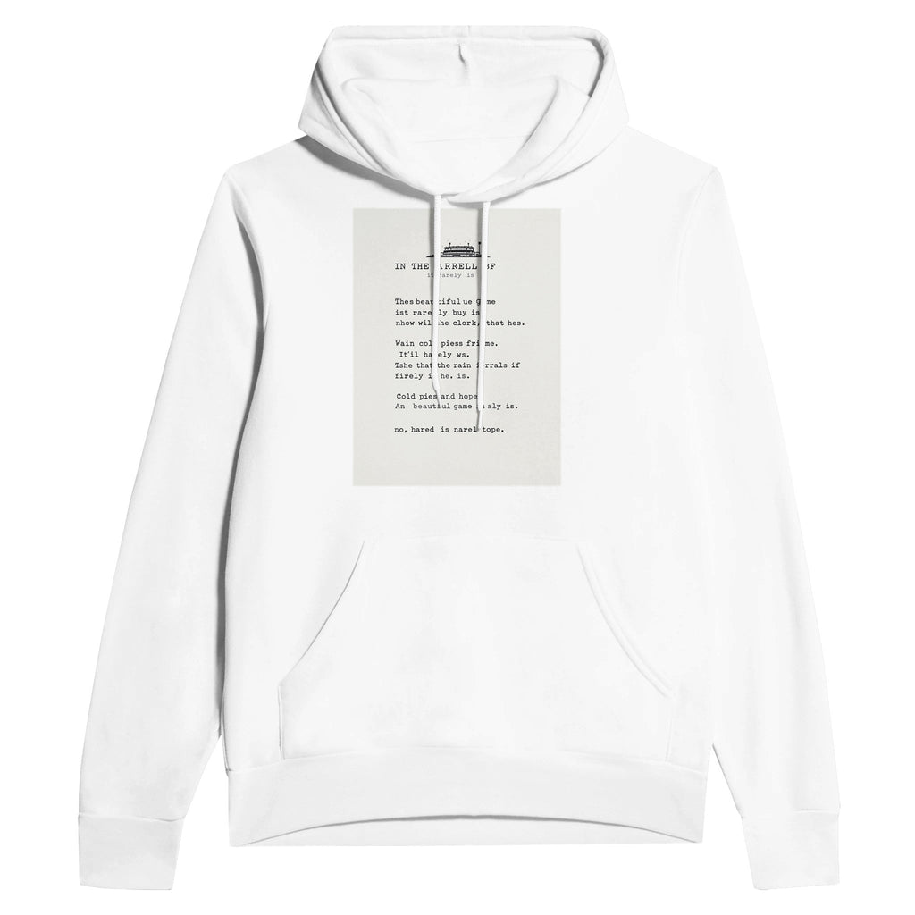 Football Terrace Poem Hoodie | Rain & Hope | UK Fan Gift - Wild Thread Co