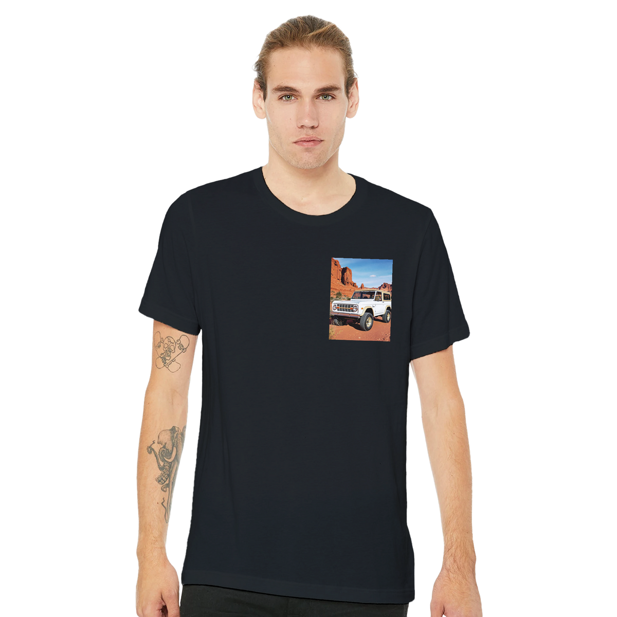 Ford Bronco Classic | T-Shirt | Garage Workshop Wall Art - Wild Thread Co