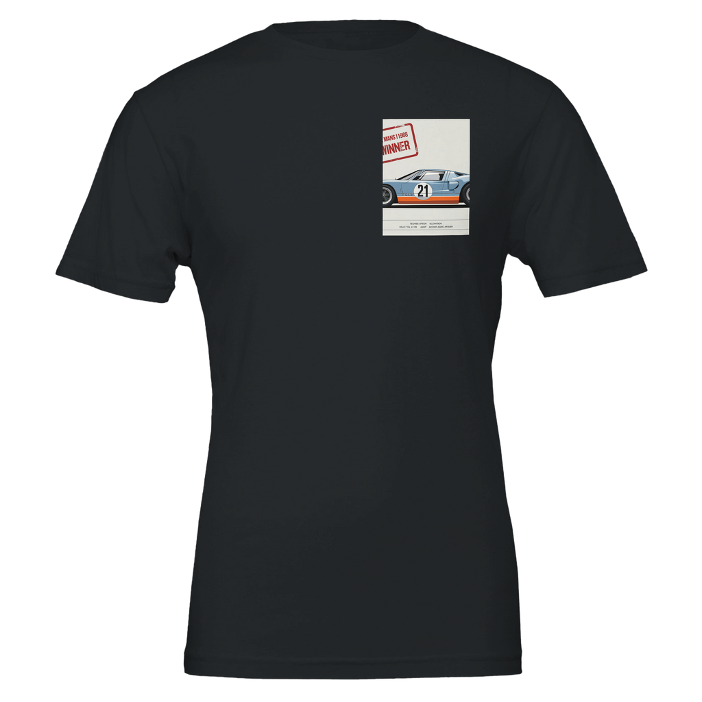 Ford Gt40 Gulf Spec Sheet — T-Shirt | Wild Thread Co UK