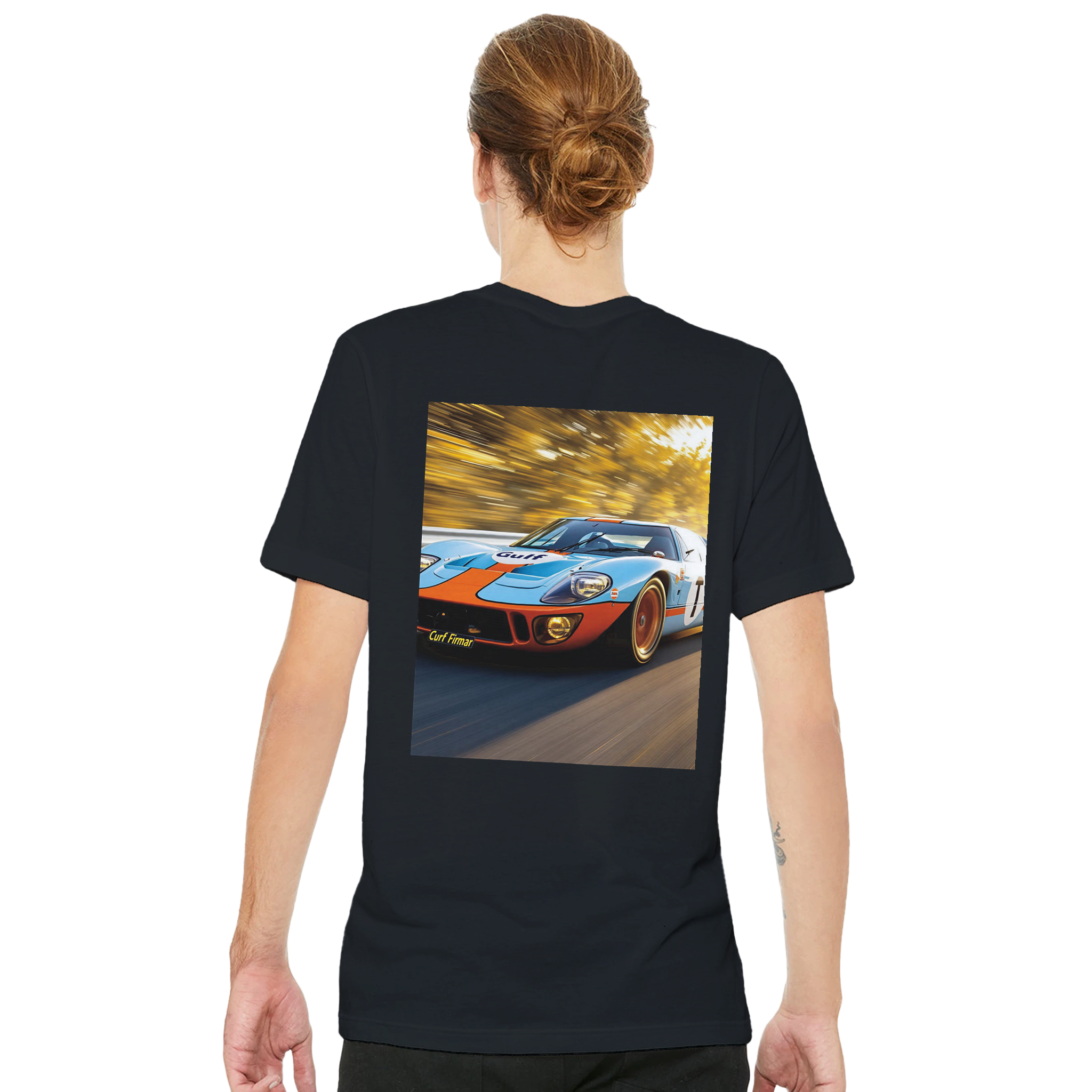 Ford Gt40 Le Mans UK Gift T-Shirt — detail view | Wild Thread Co