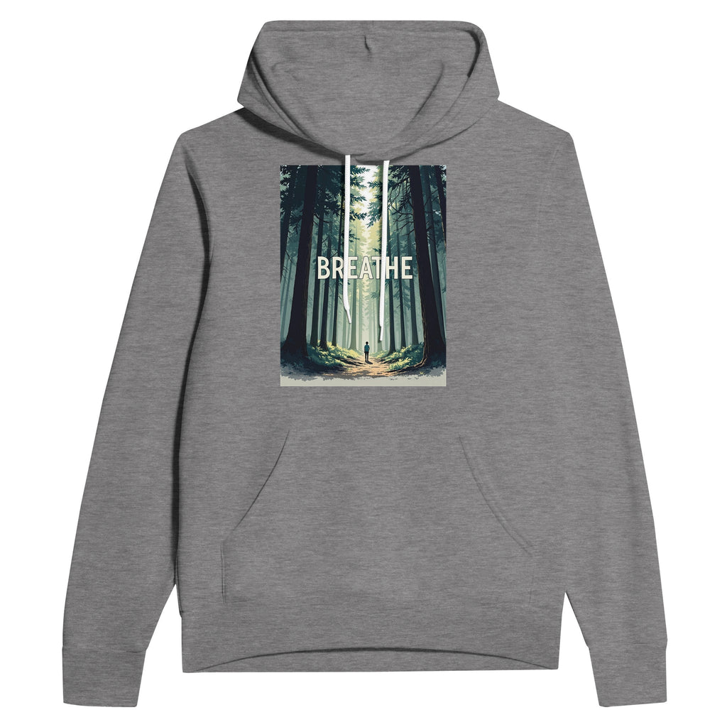 Forest Bathing Navy Hoodie | Woodland Nature Lover Gift UK - Wild Thread Co