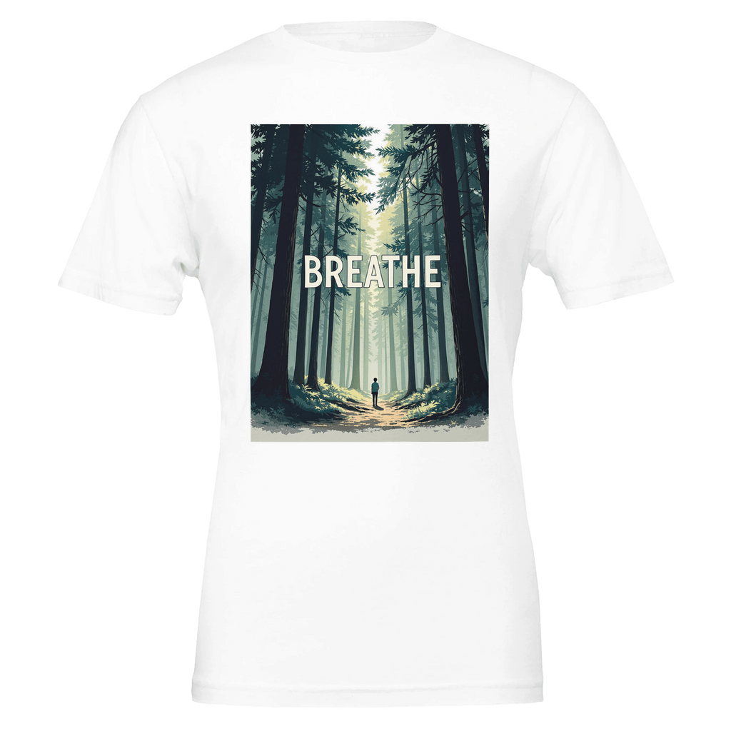 Forest Bathing Navy T-Shirt | Woodland Nature Lover Gift UK - Wild Thread Co