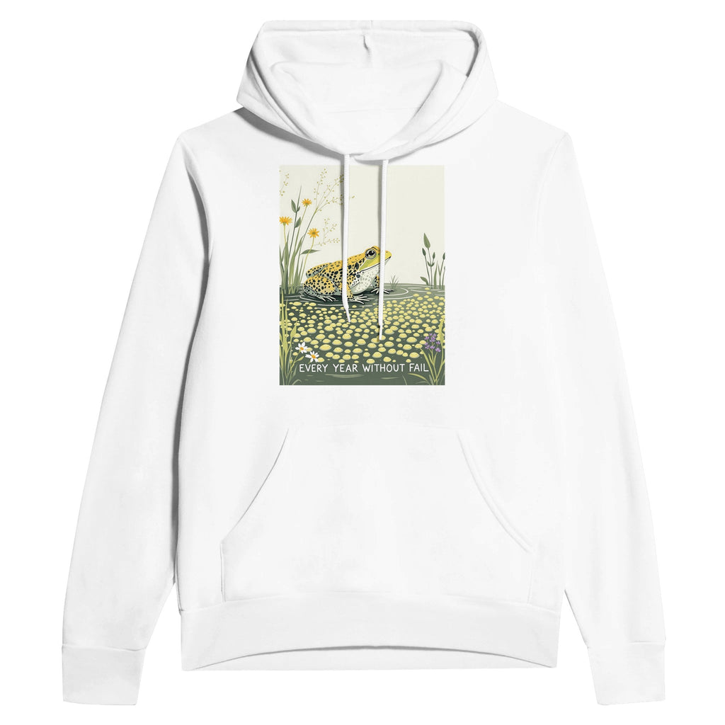 Frog Pond Spawn Spring Hoodie | Garden Wildlife Gift UK - Wild Thread Co