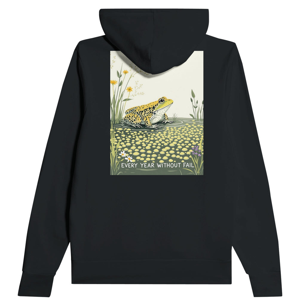 Frog Pond Spawn Spring Hoodie | Garden Wildlife Gift UK - Wild Thread Co