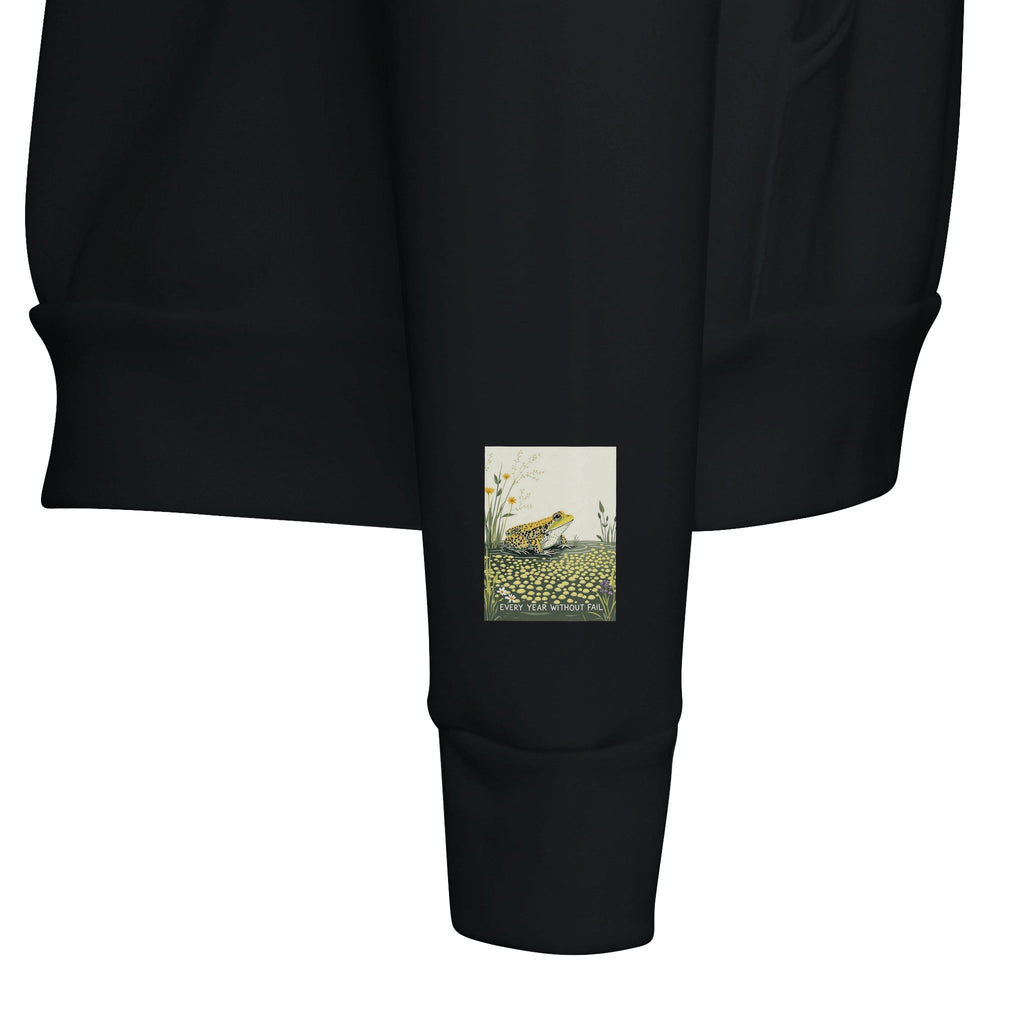 Frog Pond Spawn Spring Hoodie | Garden Wildlife Gift UK - Wild Thread Co