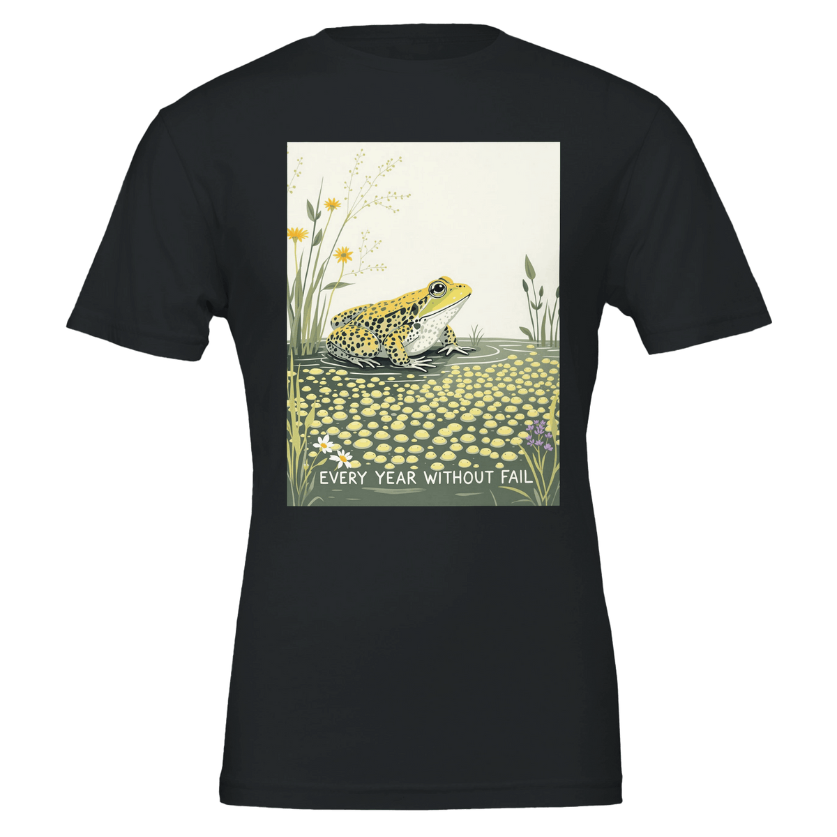 Frog Pond Spawn Spring T-Shirt | Garden Wildlife Gift UK - Wild Thread Co