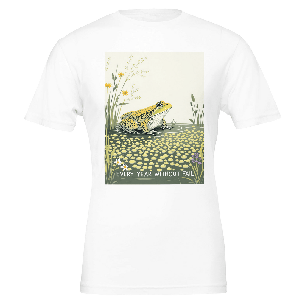 Frog Pond Spawn Spring T-Shirt | Garden Wildlife Gift UK - Wild Thread Co