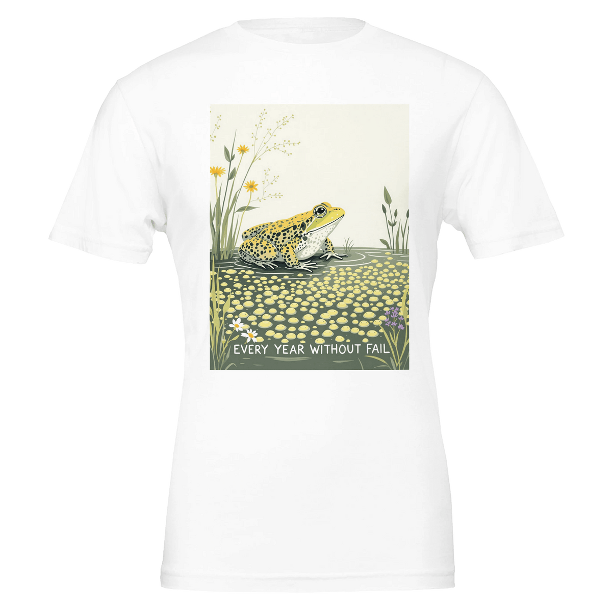 Frog Pond Spawn Spring T-Shirt | Garden Wildlife Gift UK - Wild Thread Co