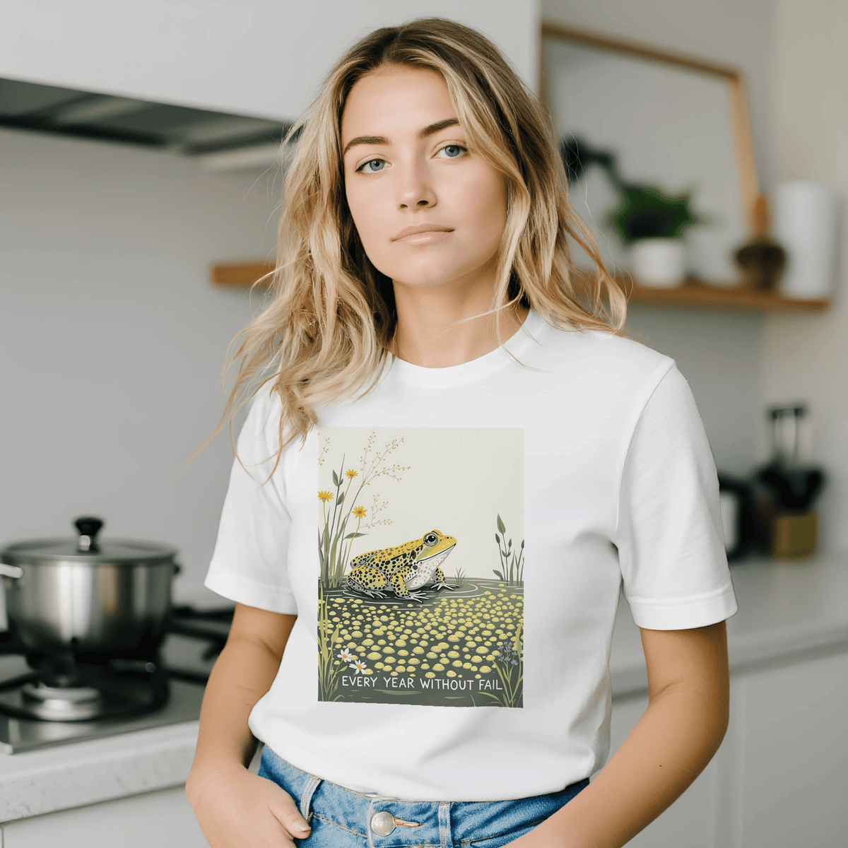 Frog Pond Spawn Spring T-Shirt | Garden Wildlife Gift UK - Wild Thread Co