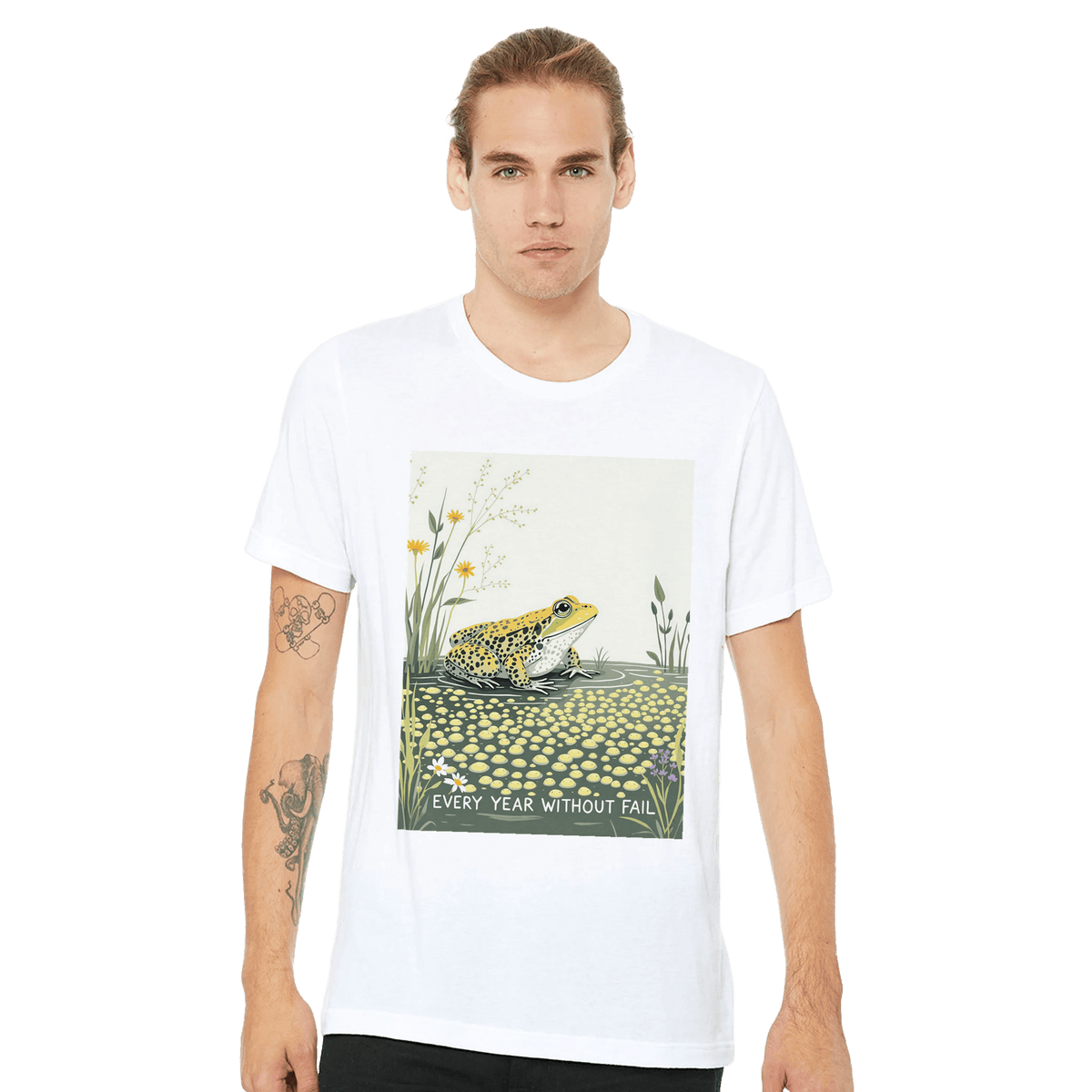 Frog Pond Spawn Spring T-Shirt | Garden Wildlife Gift UK - Wild Thread Co