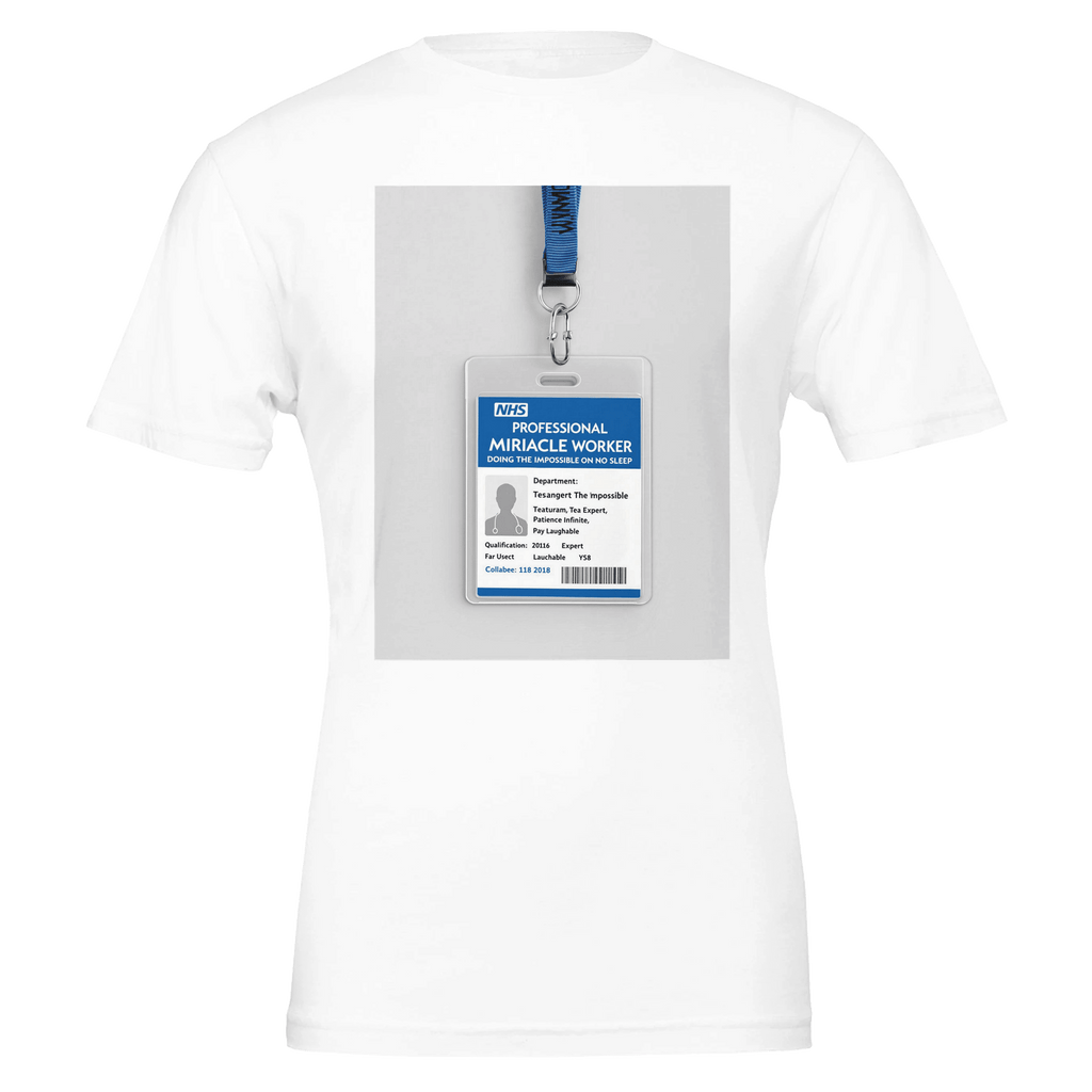 Funny Nhs Nurse T-shirt Gift | Art Print Poster 30x40cm Wall Art - Wild Thread Co