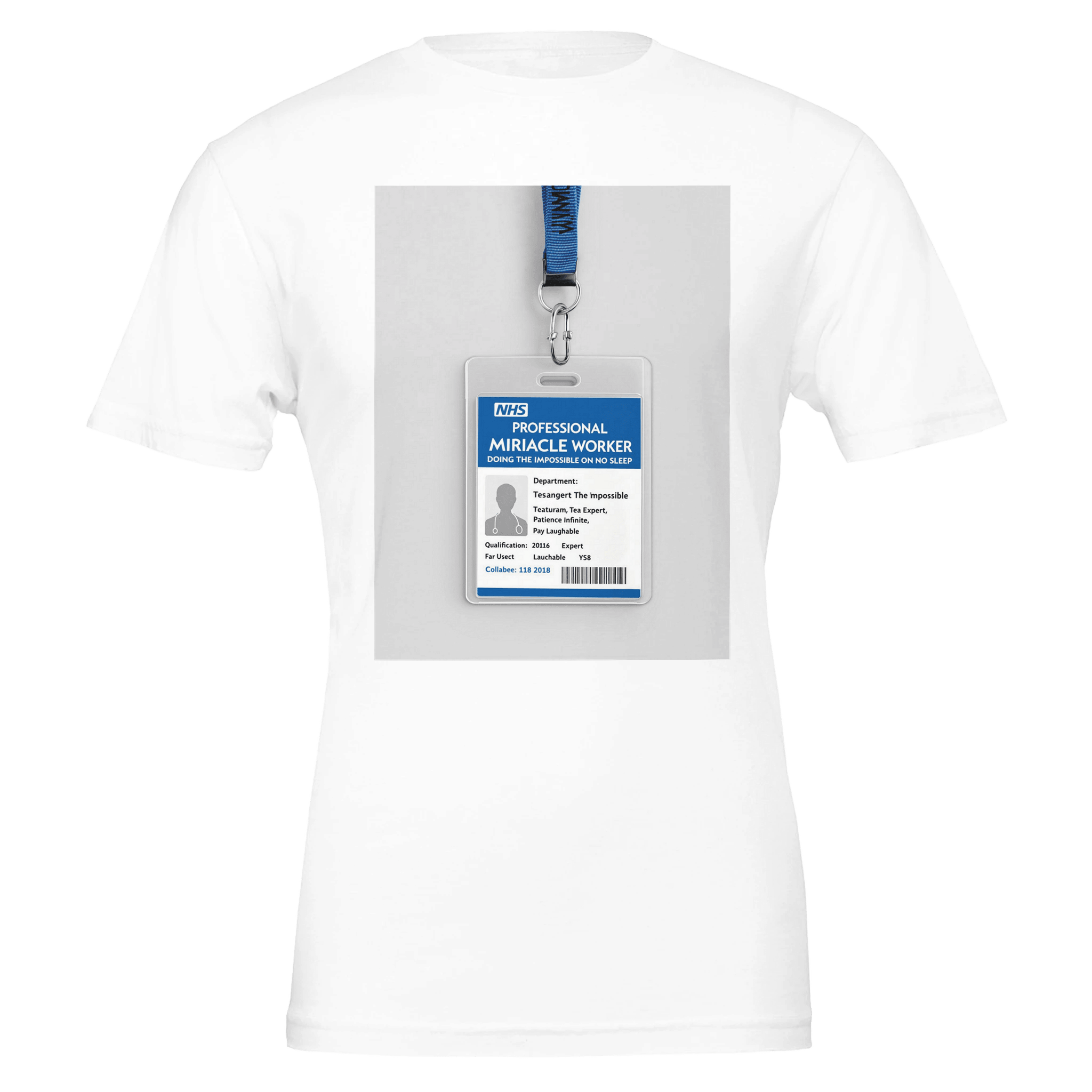 Funny Nhs Nurse T-shirt Gift | Art Print Poster 30x40cm Wall Art - Wild Thread Co