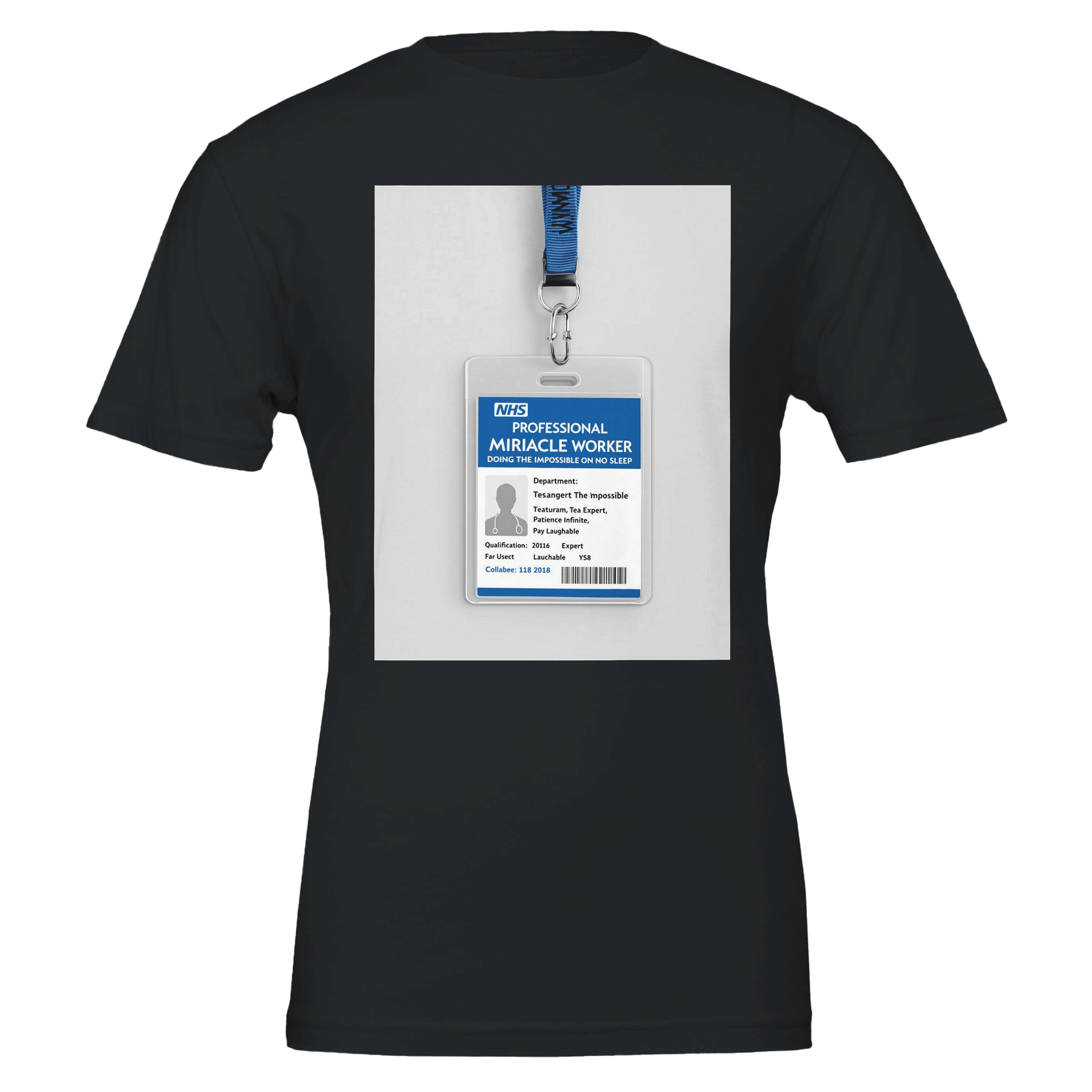 Funny Nhs Nurse T-shirt Gift | Art Print Poster 30x40cm Wall Art - Wild Thread Co
