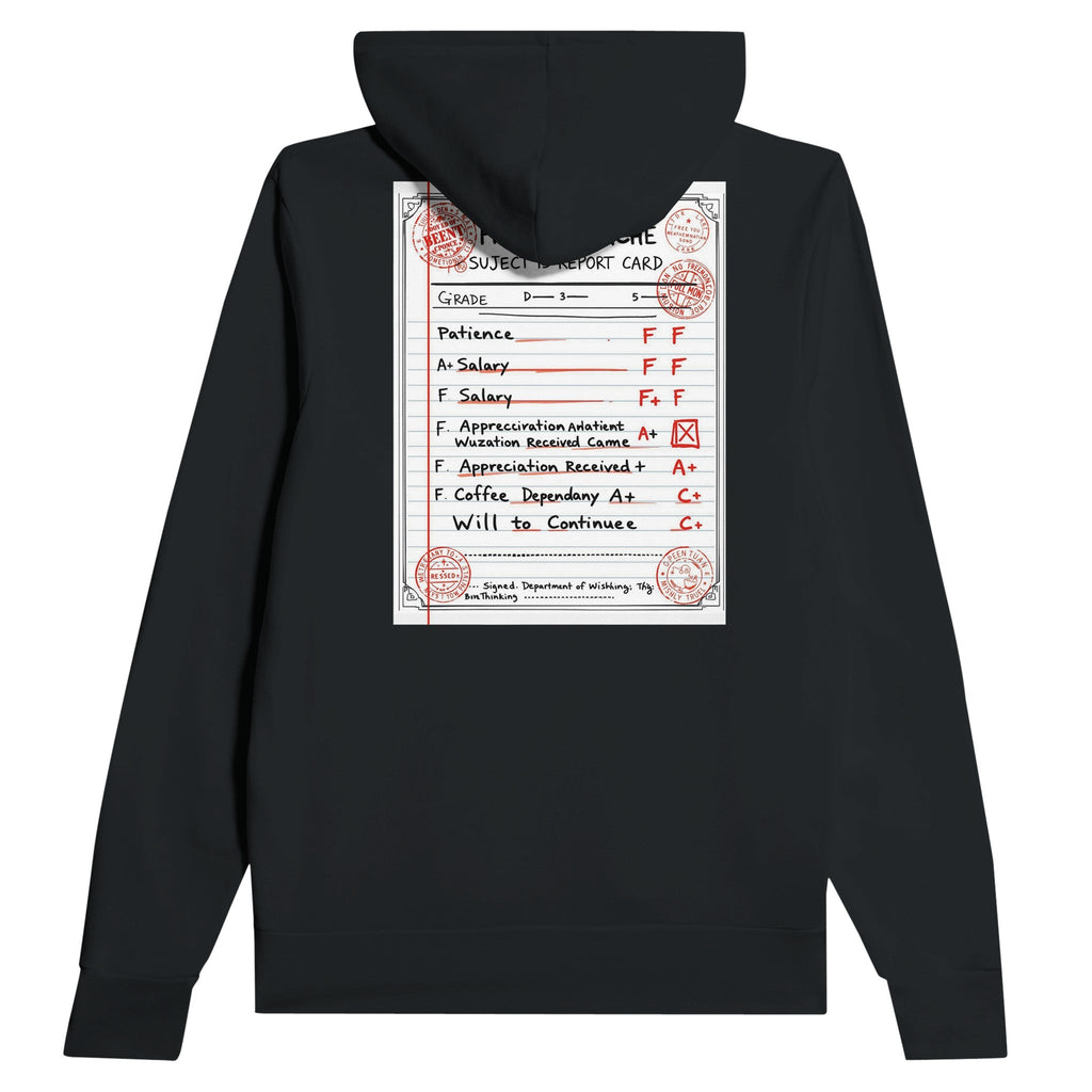 Funny Teacher Report Card Hoodie | Teacher Gift UK - Wild Thread Co