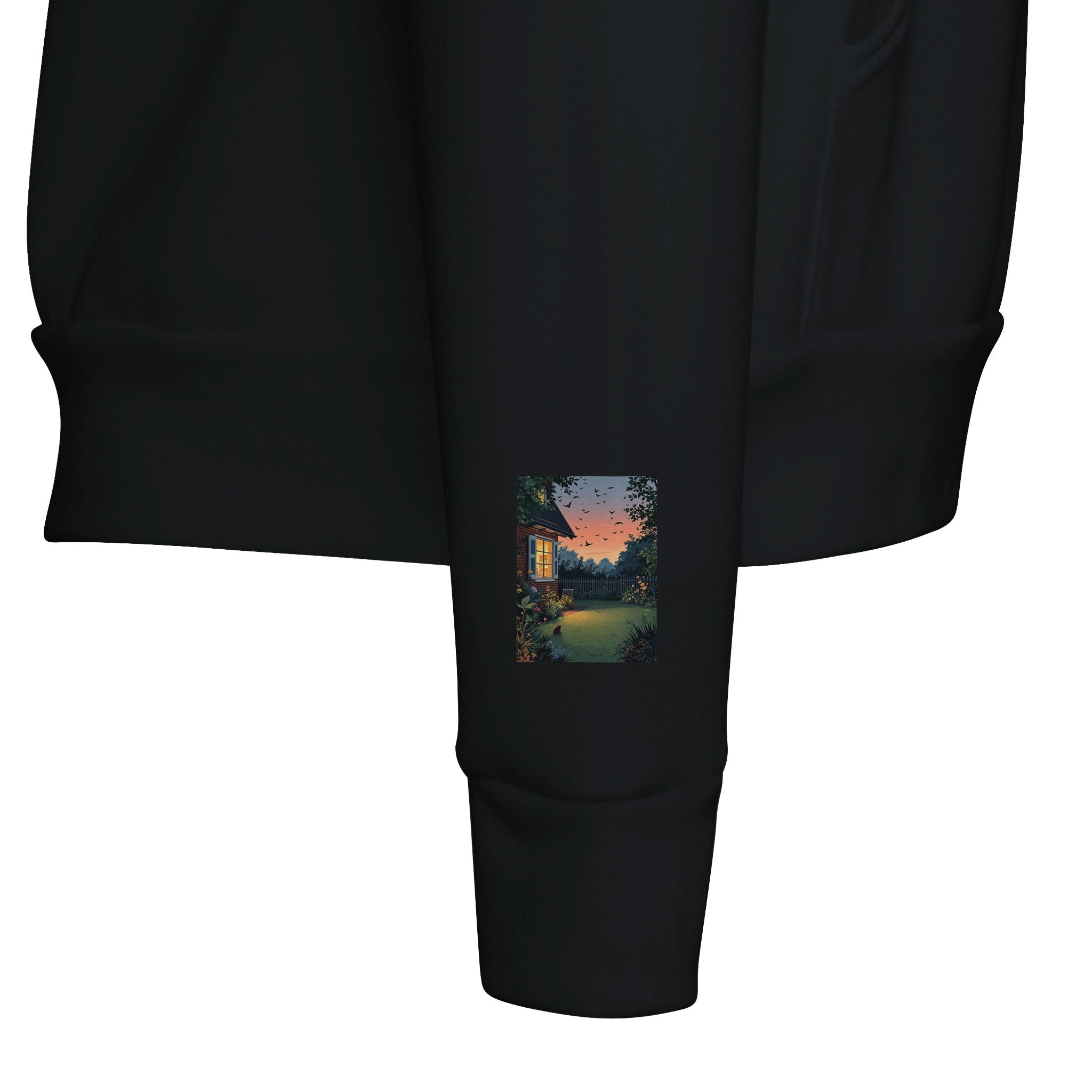 Garden at Dusk Hoodie | British Wildlife Hoodie | Unisex Hoodie - Wild Thread Co