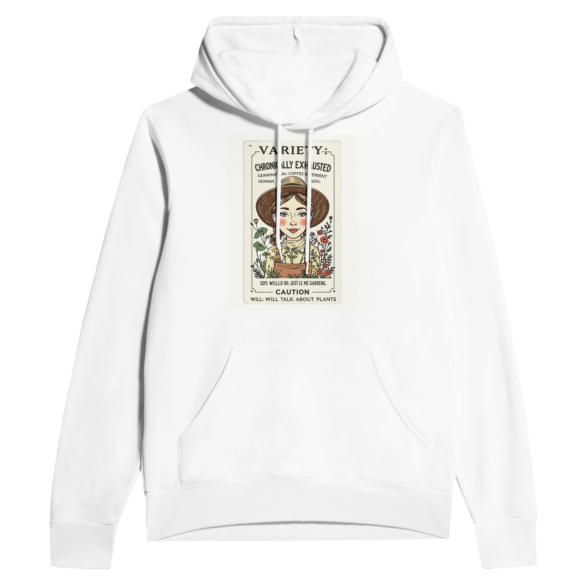 Gardener Seed Packet Dark Humour Hoodie | Plant Lover Gift UK - Wild Thread Co