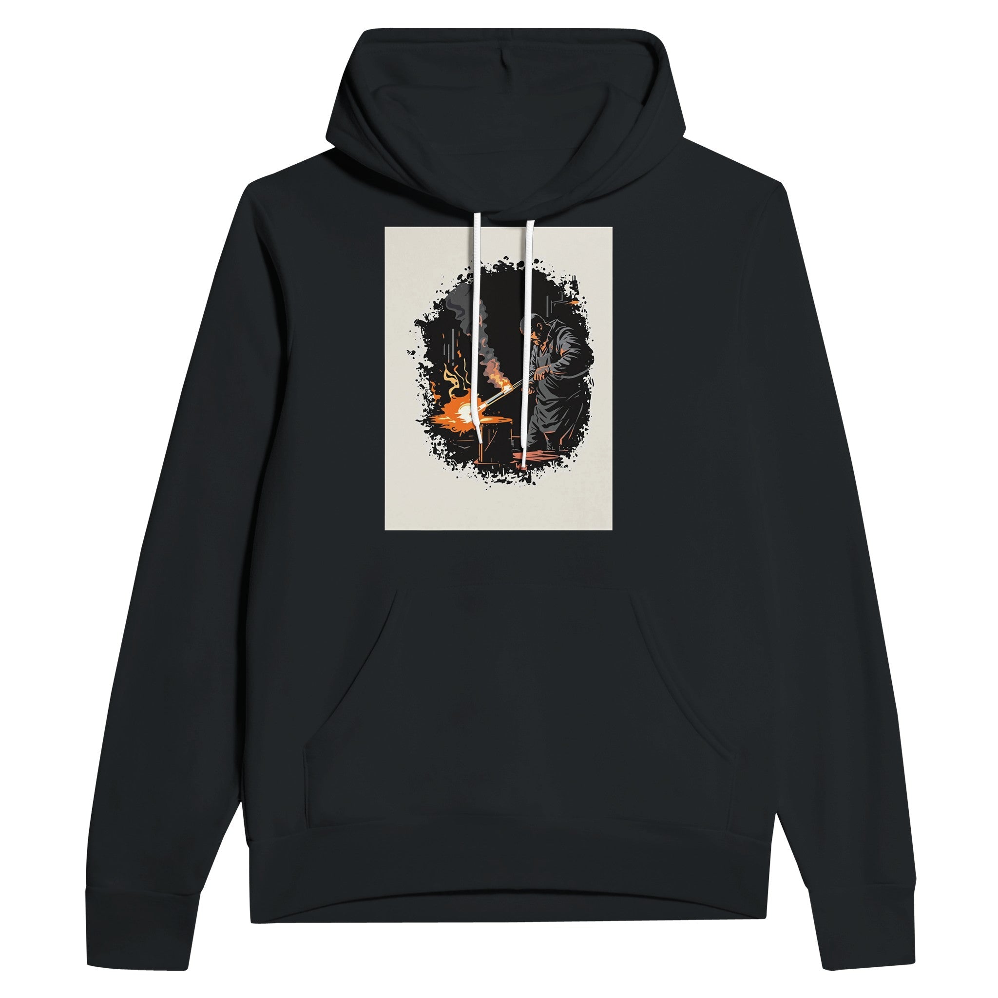 Glass Blower Hoodie | Artisan Craft Hoodie | Navy Unisex Hoodie - Wild Thread Co