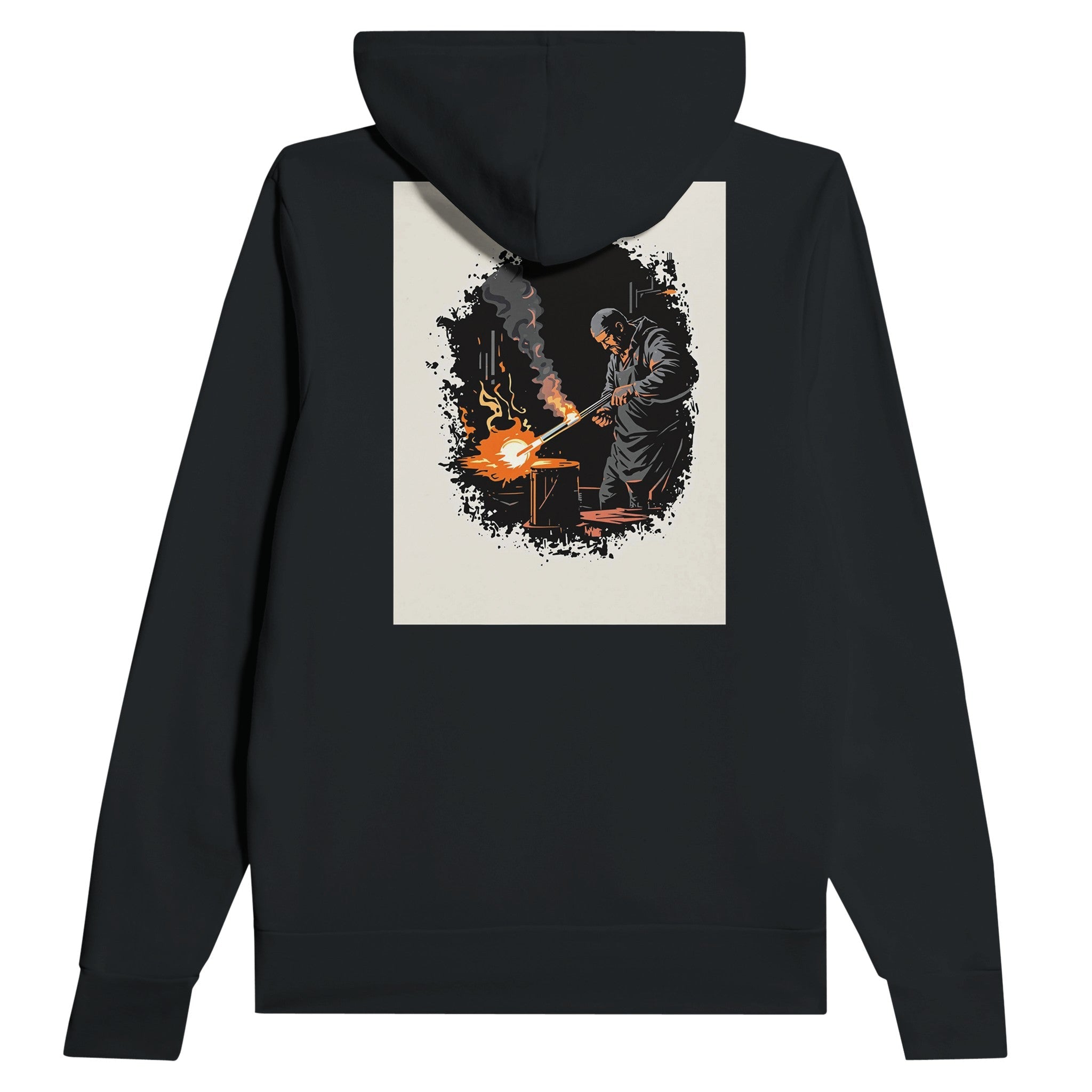 Glass Blower Hoodie | Artisan Craft Hoodie | Navy Unisex Hoodie - Wild Thread Co