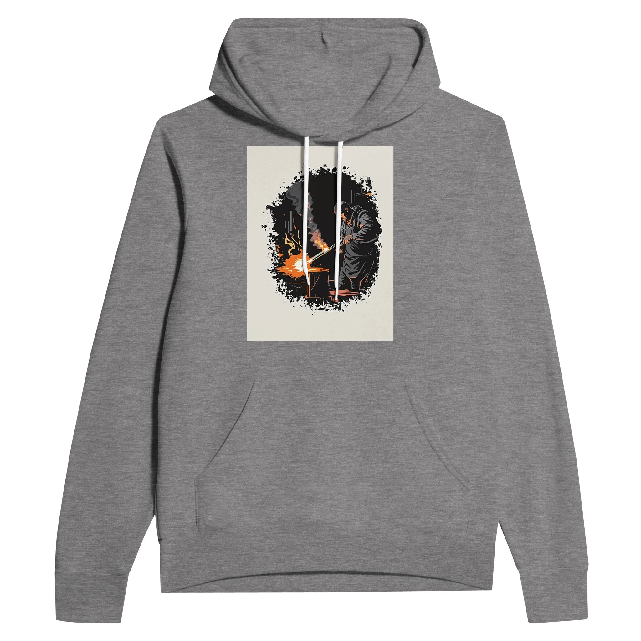 Glass Blower Hoodie | Artisan Craft Hoodie | Navy Unisex Hoodie - Wild Thread Co