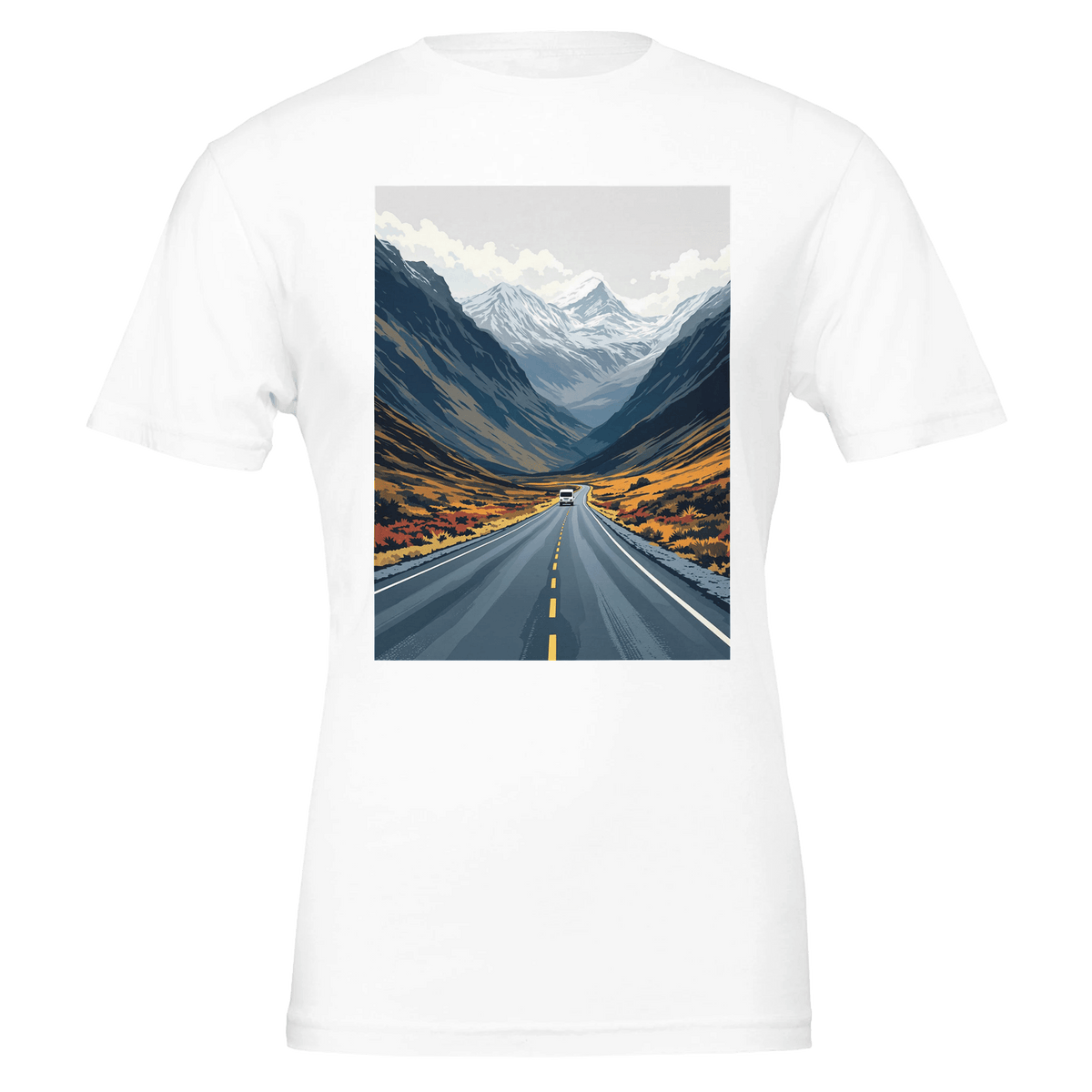 Glencoe Road T-Shirt | Highland Scotland Glen Gift Tee - Wild Thread Co