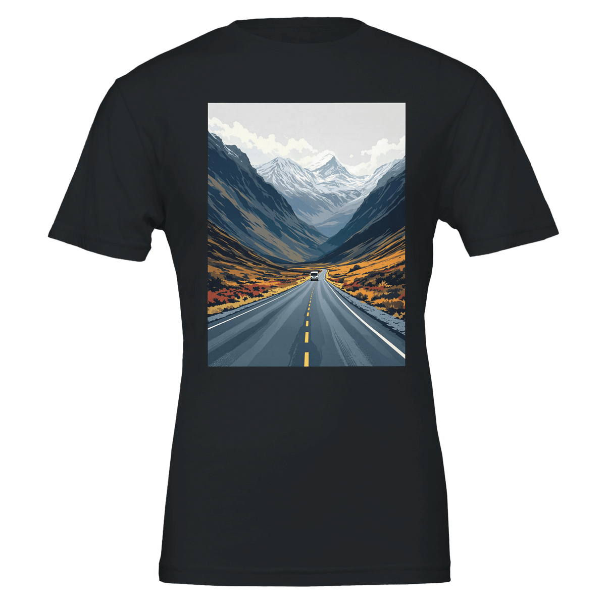 Glencoe Road T-Shirt | Highland Scotland Glen Gift Tee - Wild Thread Co