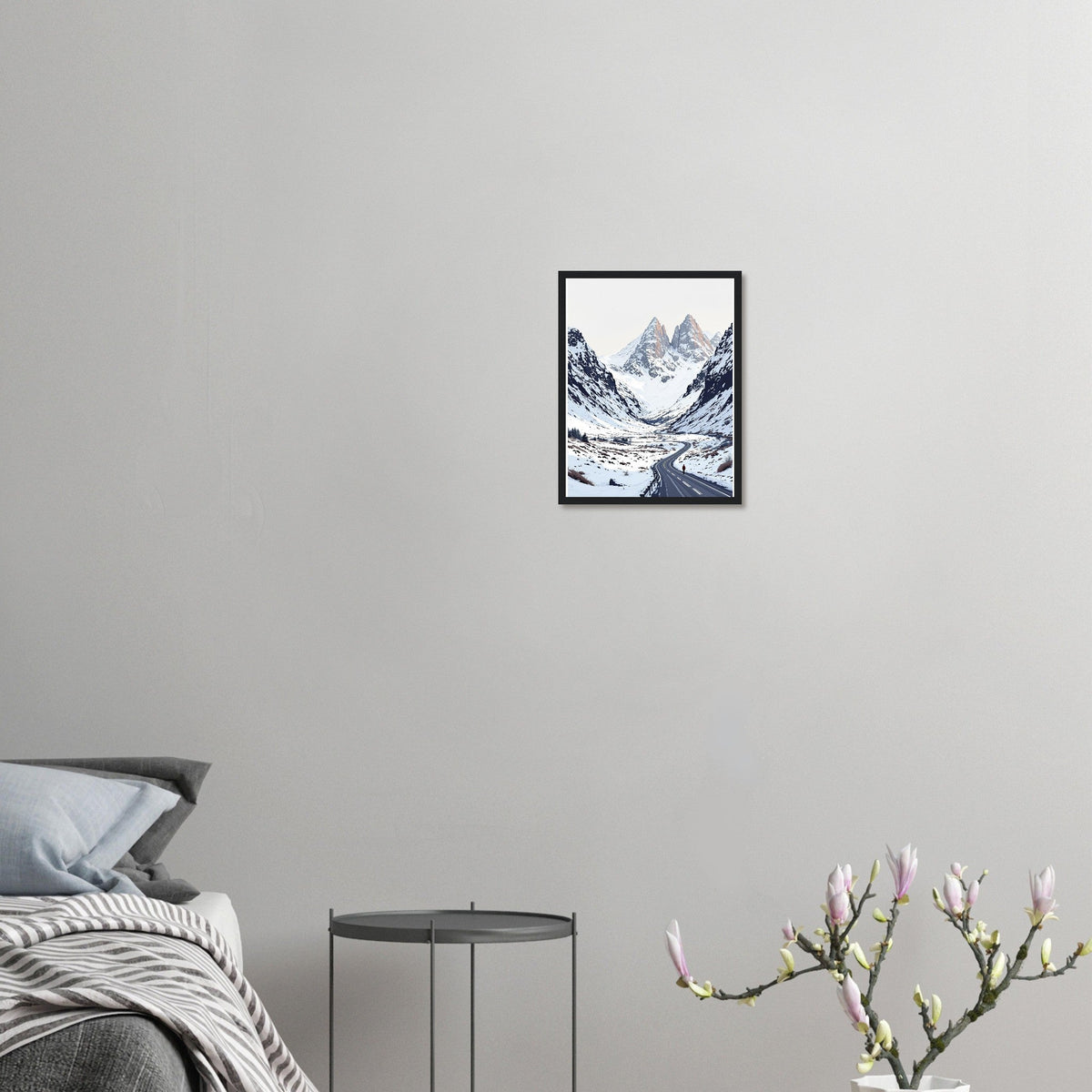 Glencoe Winter Snow Epic Framed Print Wall Art Ready to Hang UK - Wild Thread Co