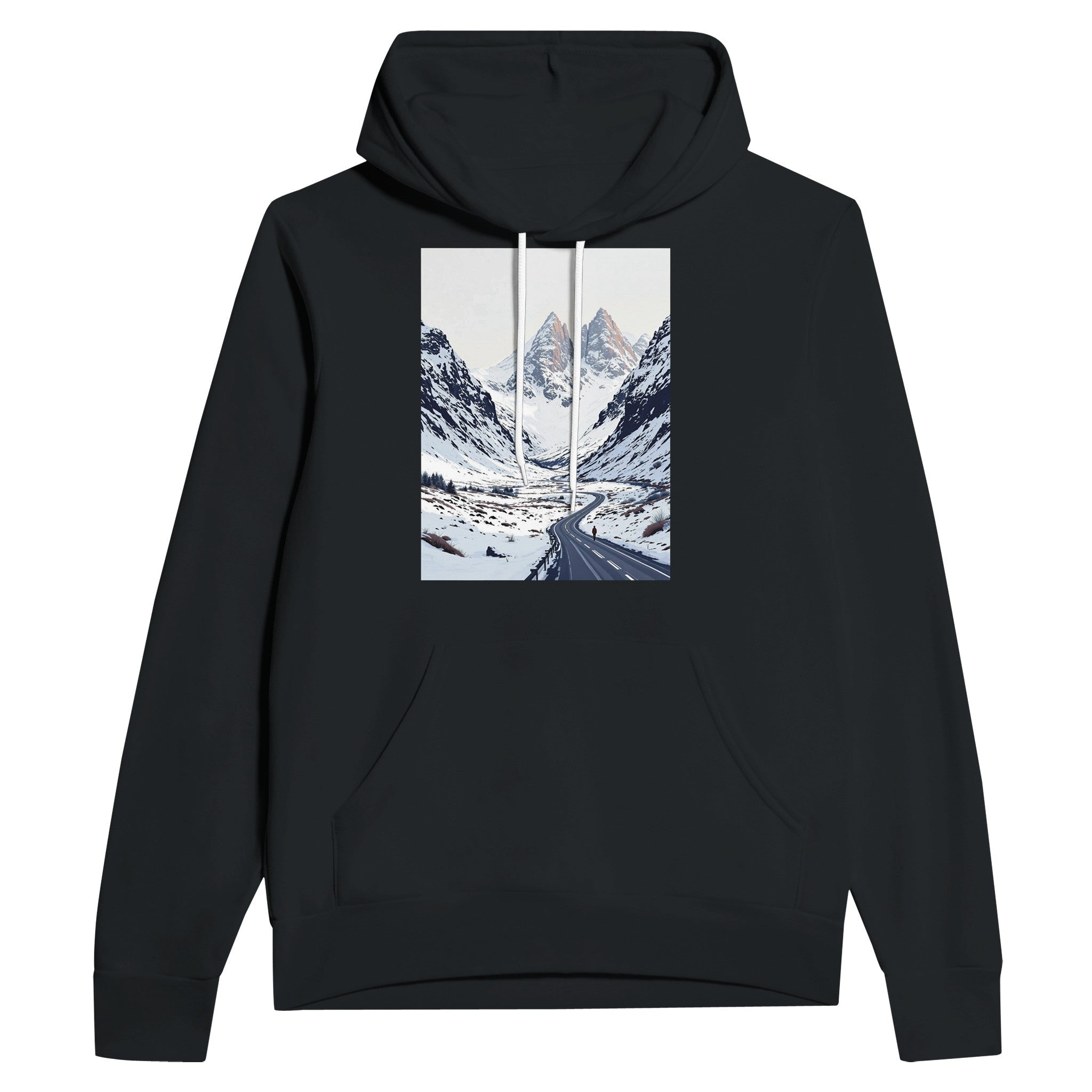 Glencoe Winter Snow Hoodie | Scottish Highland Hoodie - Wild Thread Co
