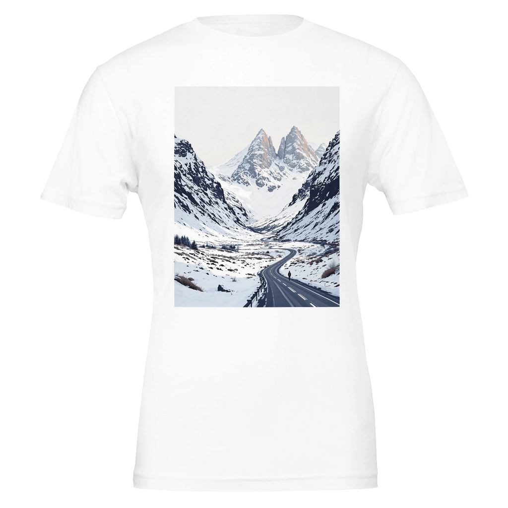 Glencoe Winter T-Shirt | Scottish Highland Tee | The Glen in Winter - Wild Thread Co
